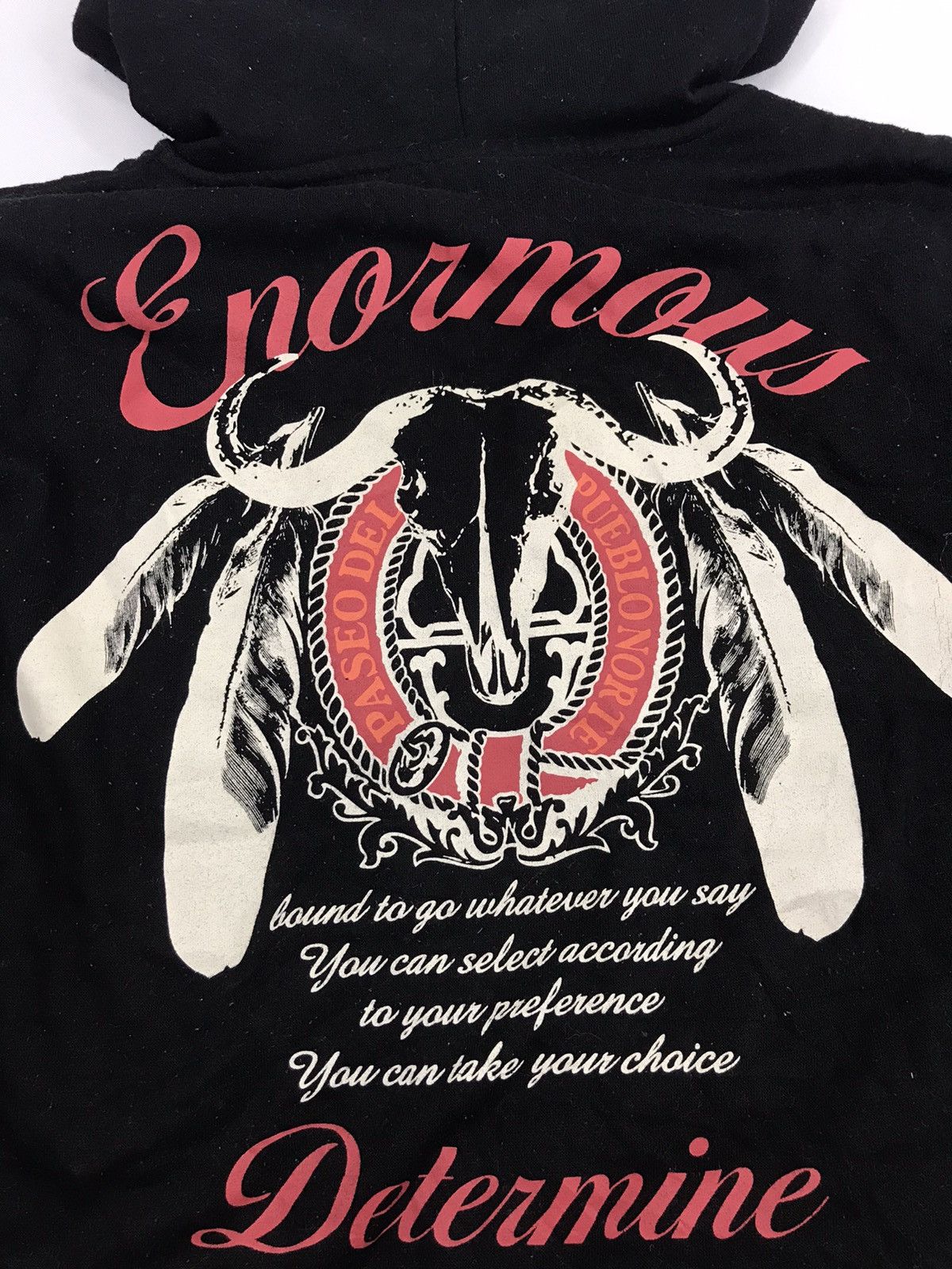 Japanese Brand Lock Heaven Sherpa Jacket Hoodie Art Ethic Native Culture Size US M / EU 48-50 / 2 - 3 Thumbnail