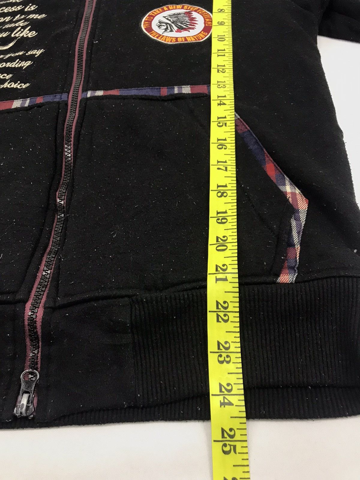 Japanese Brand Lock Heaven Sherpa Jacket Hoodie Art Ethic Native Culture Size US M / EU 48-50 / 2 - 9 Thumbnail