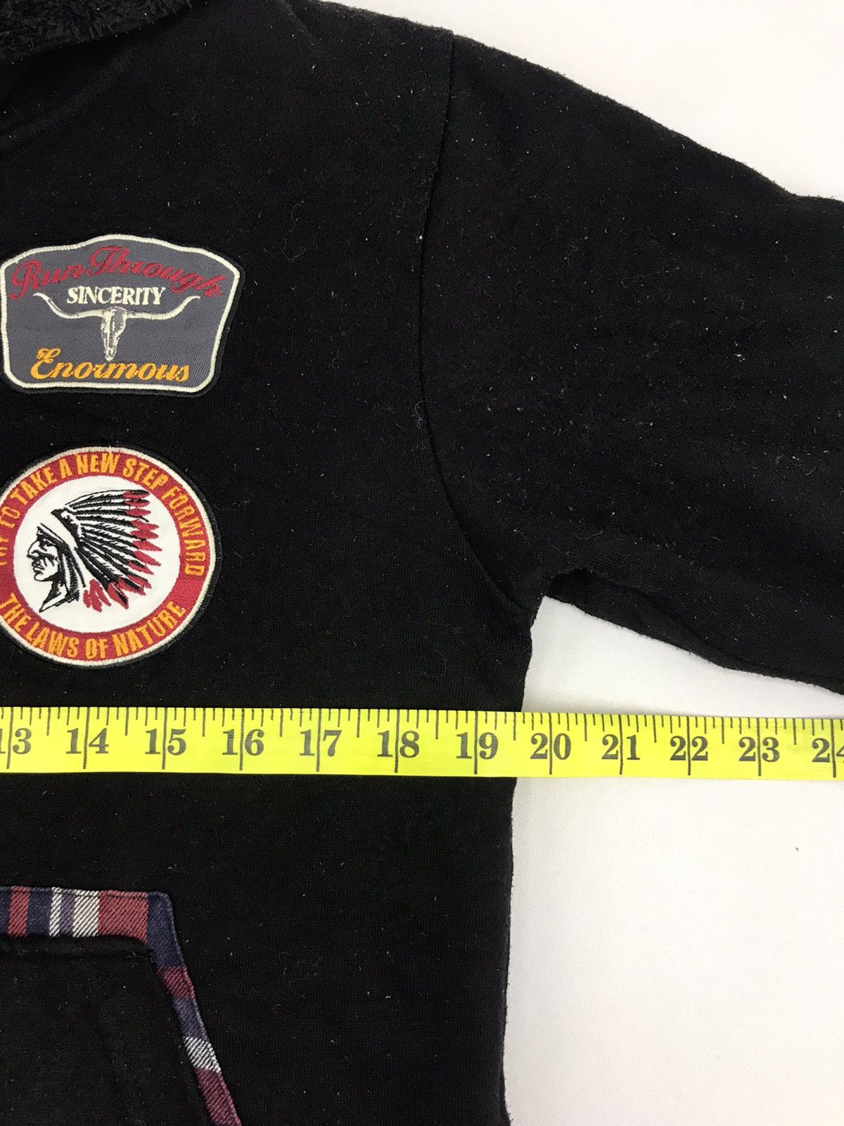 Japanese Brand Lock Heaven Sherpa Jacket Hoodie Art Ethic Native Culture Size US M / EU 48-50 / 2 - 7 Thumbnail