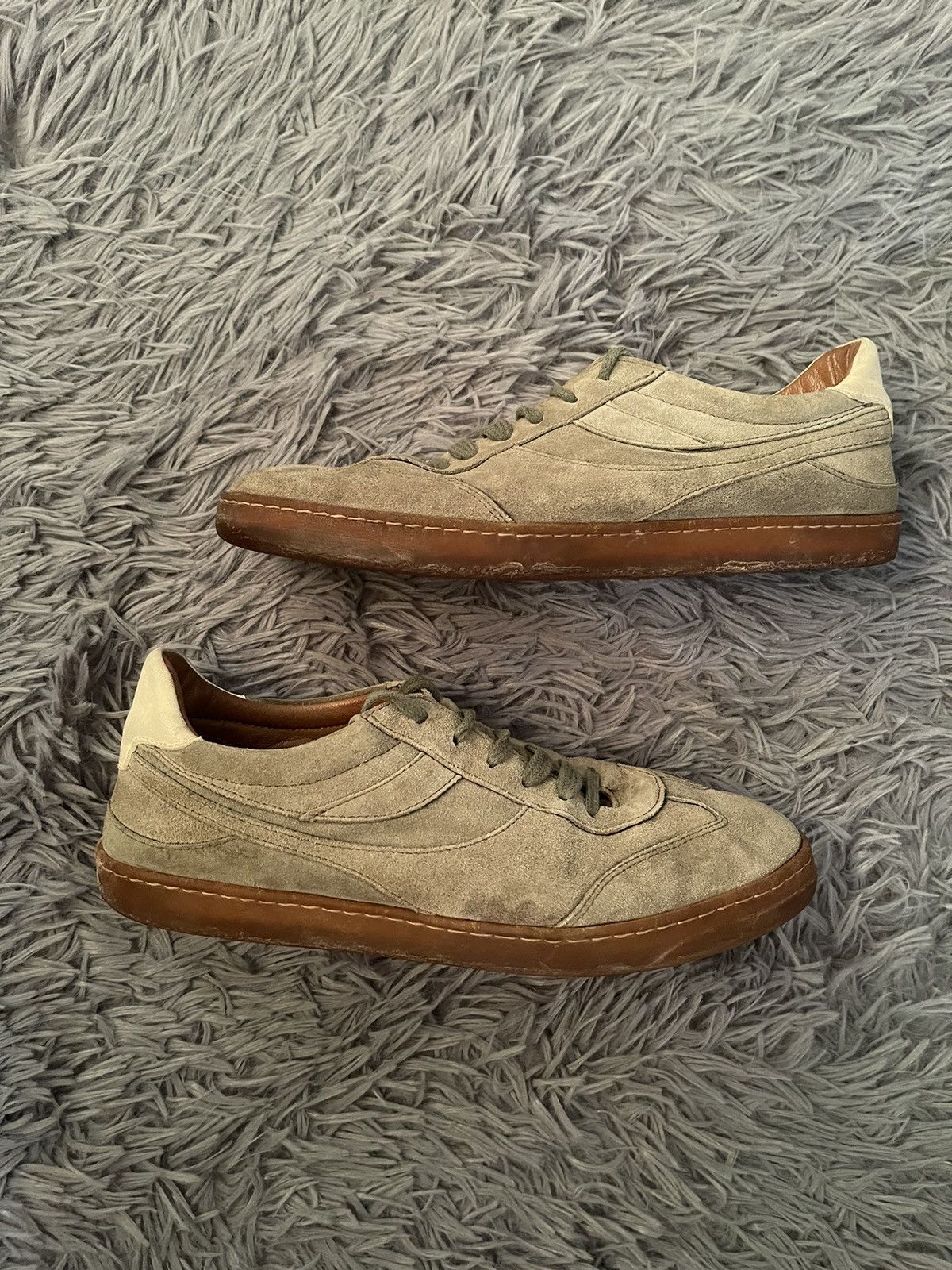 Elia Maurizi Elia Maurizi BW sport suede and leather inside sneakers Size US 8 / IT 38 - 2 Thumbnail