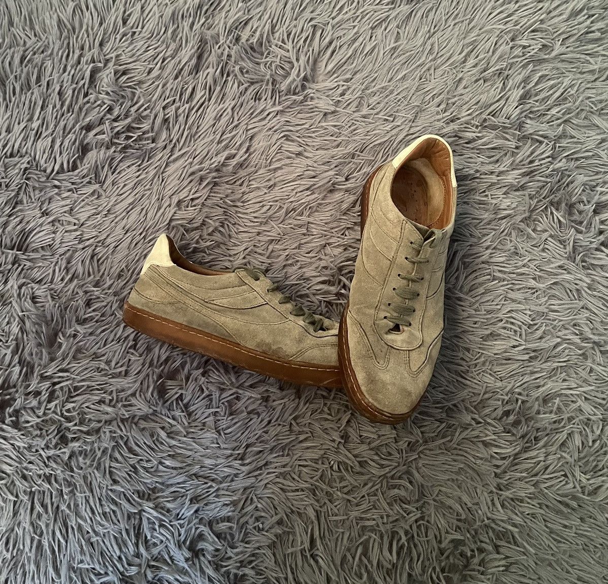 Elia Maurizi Elia Maurizi BW sport suede and leather inside sneakers Size US 8 / IT 38 - 10 Thumbnail