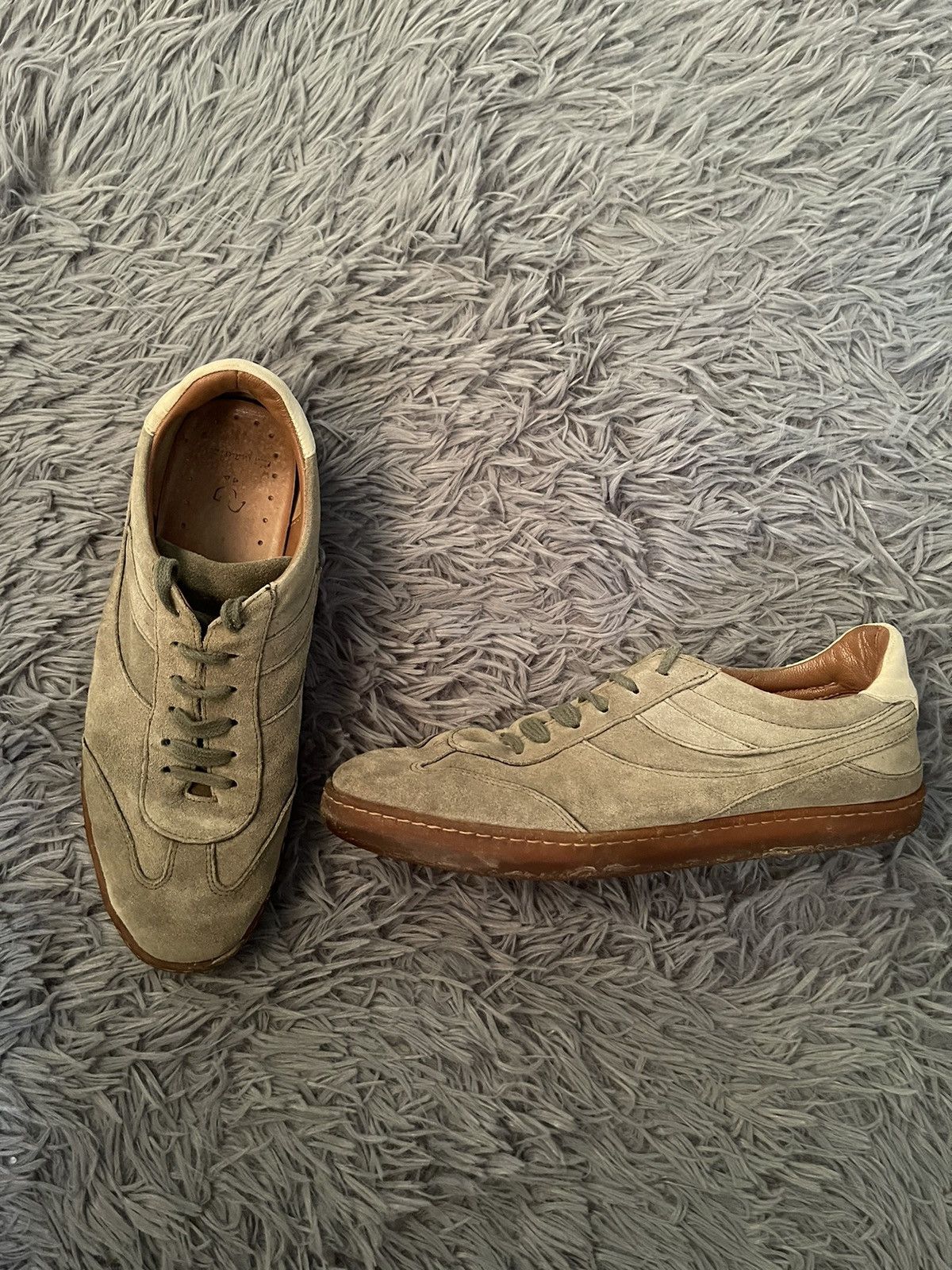 Elia Maurizi Elia Maurizi BW sport suede and leather inside sneakers Size US 8 / IT 38 - 1 Thumbnail