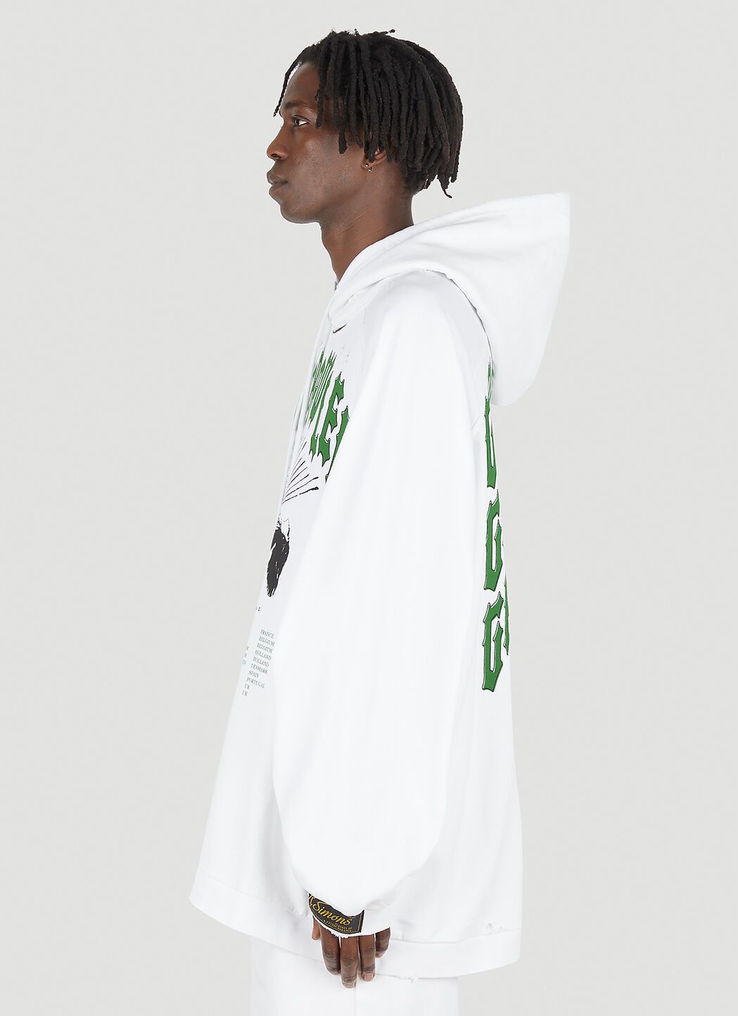 Raf Simons Raf Simons Destroyed Oversize Grimcrawler Hoodie Size US M / EU 48-50 / 2 - 3 Thumbnail