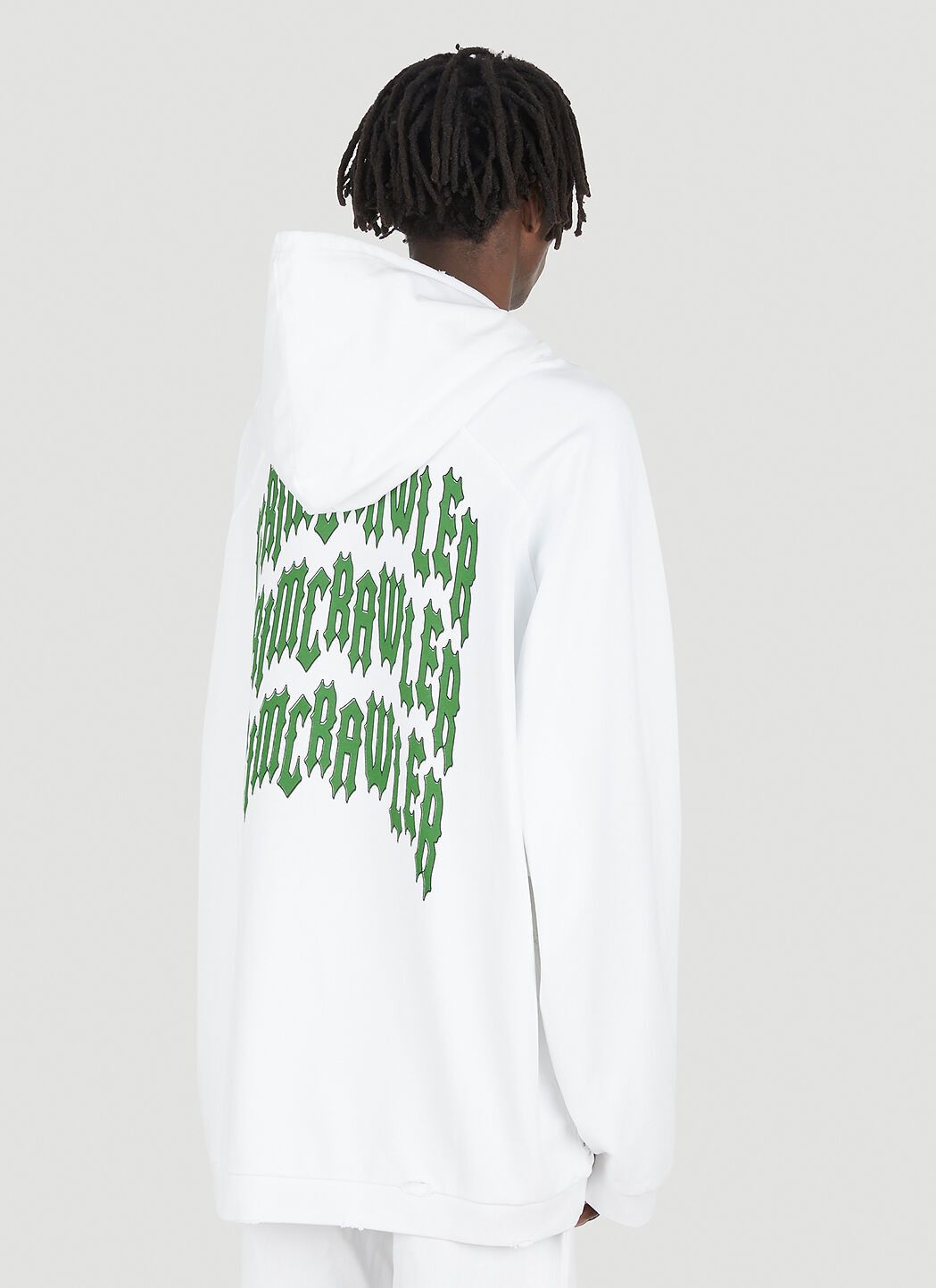 Raf Simons Raf Simons Destroyed Oversize Grimcrawler Hoodie Size US M / EU 48-50 / 2 - 4 Thumbnail