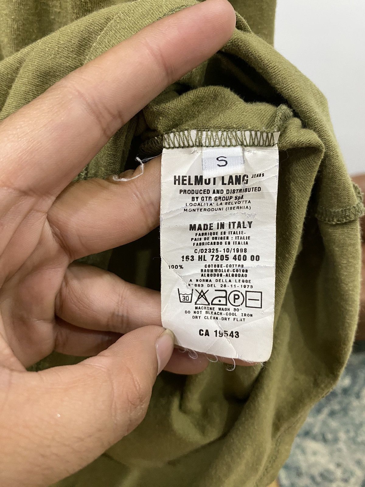 Helmut Lang Helmut Lang Archival 1996 Distressed Painter Tee Size US S / EU 44-46 / 1 - 4 Thumbnail