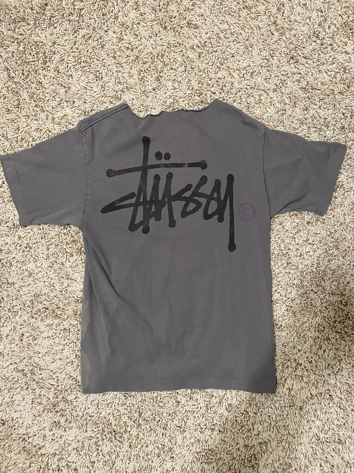 Vintage Vintage Stussy T-shirt Back Graphic Single Stitch | Grailed