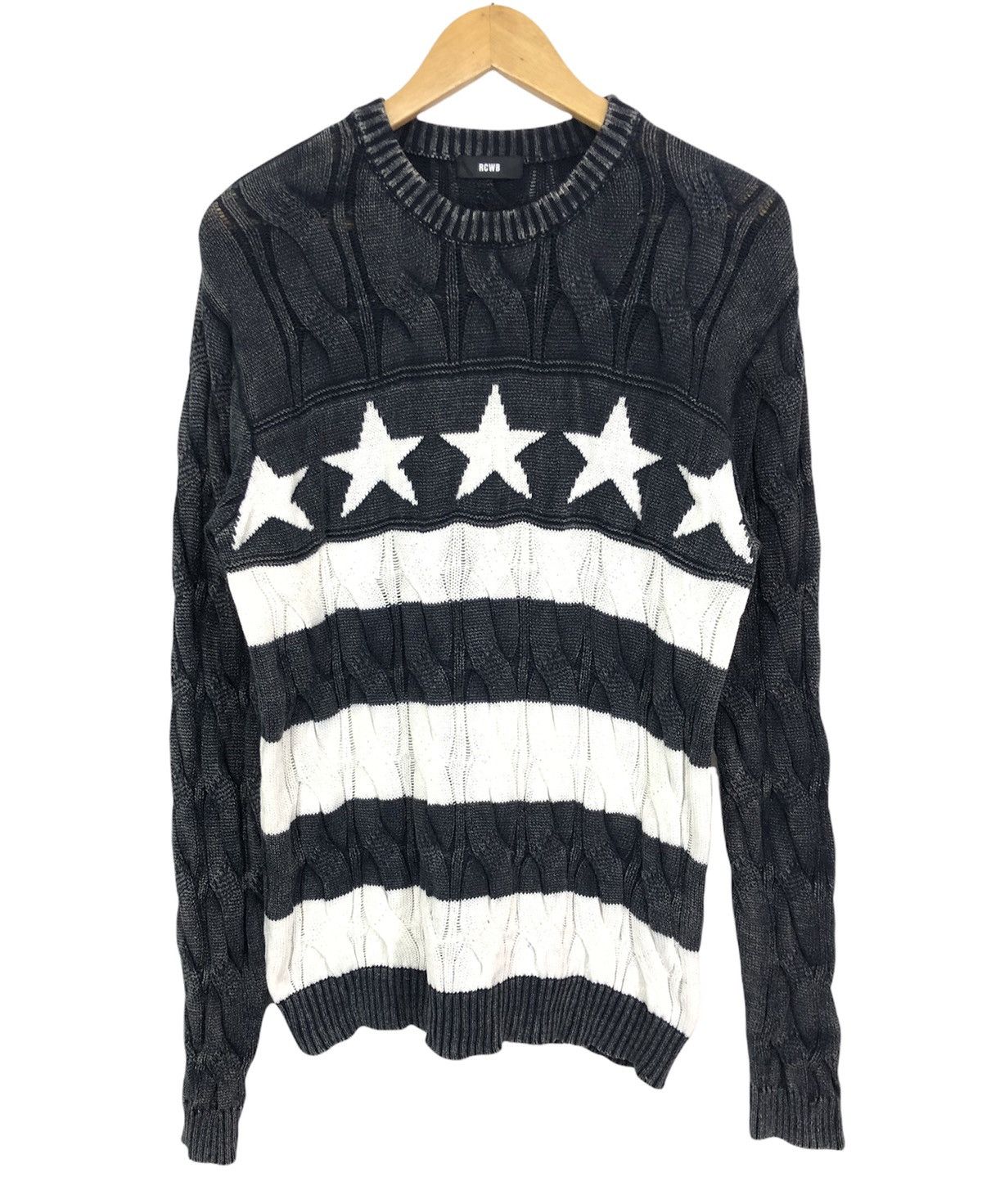 image of Archival Clothing Rodeo Crowns Star Design Knitwear, Men's (Size Medium)