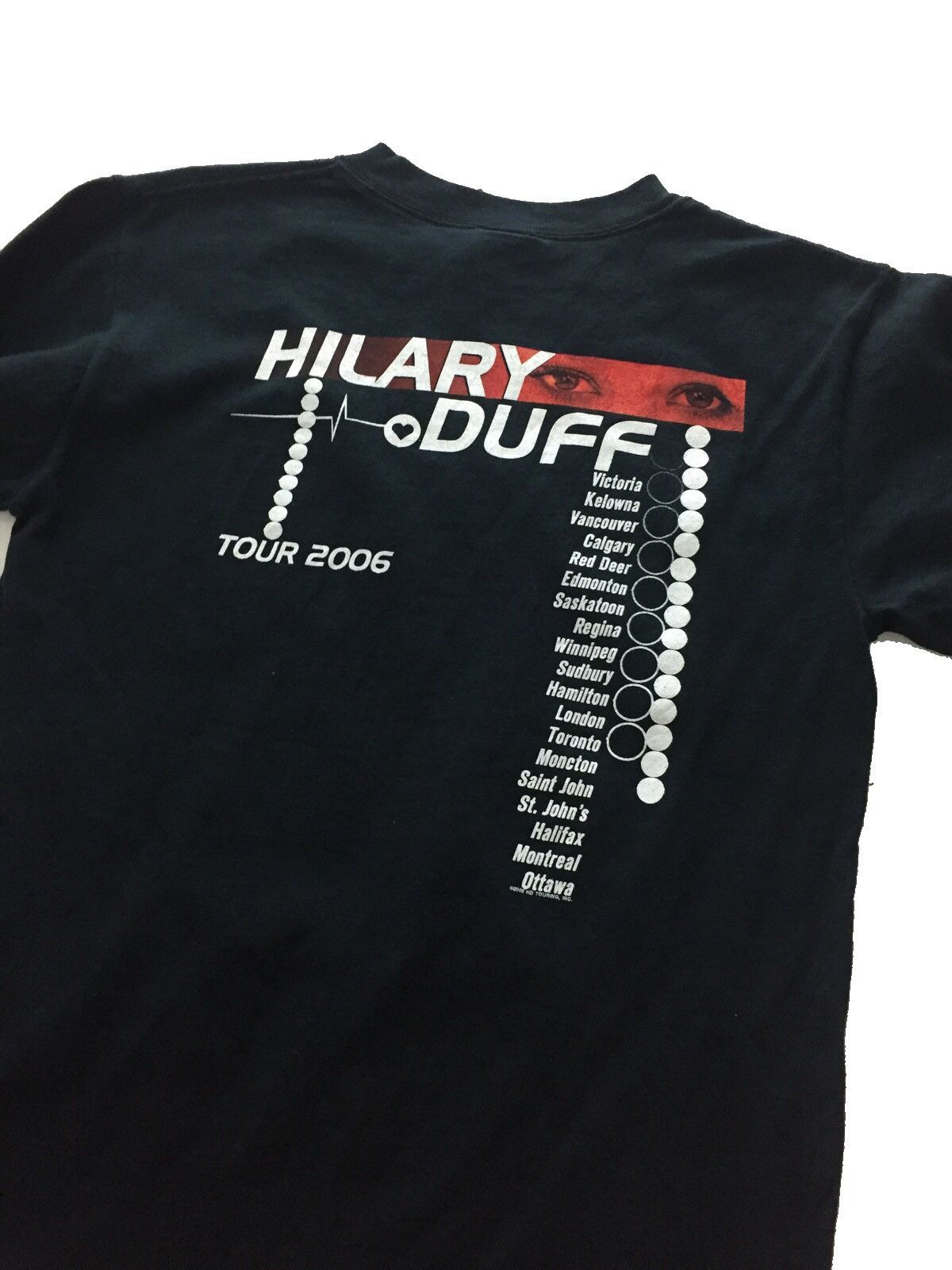 Vintage 2006 Hillary Duff Tour Tee Size US S / EU 44-46 / 1 - 2 Thumbnail
