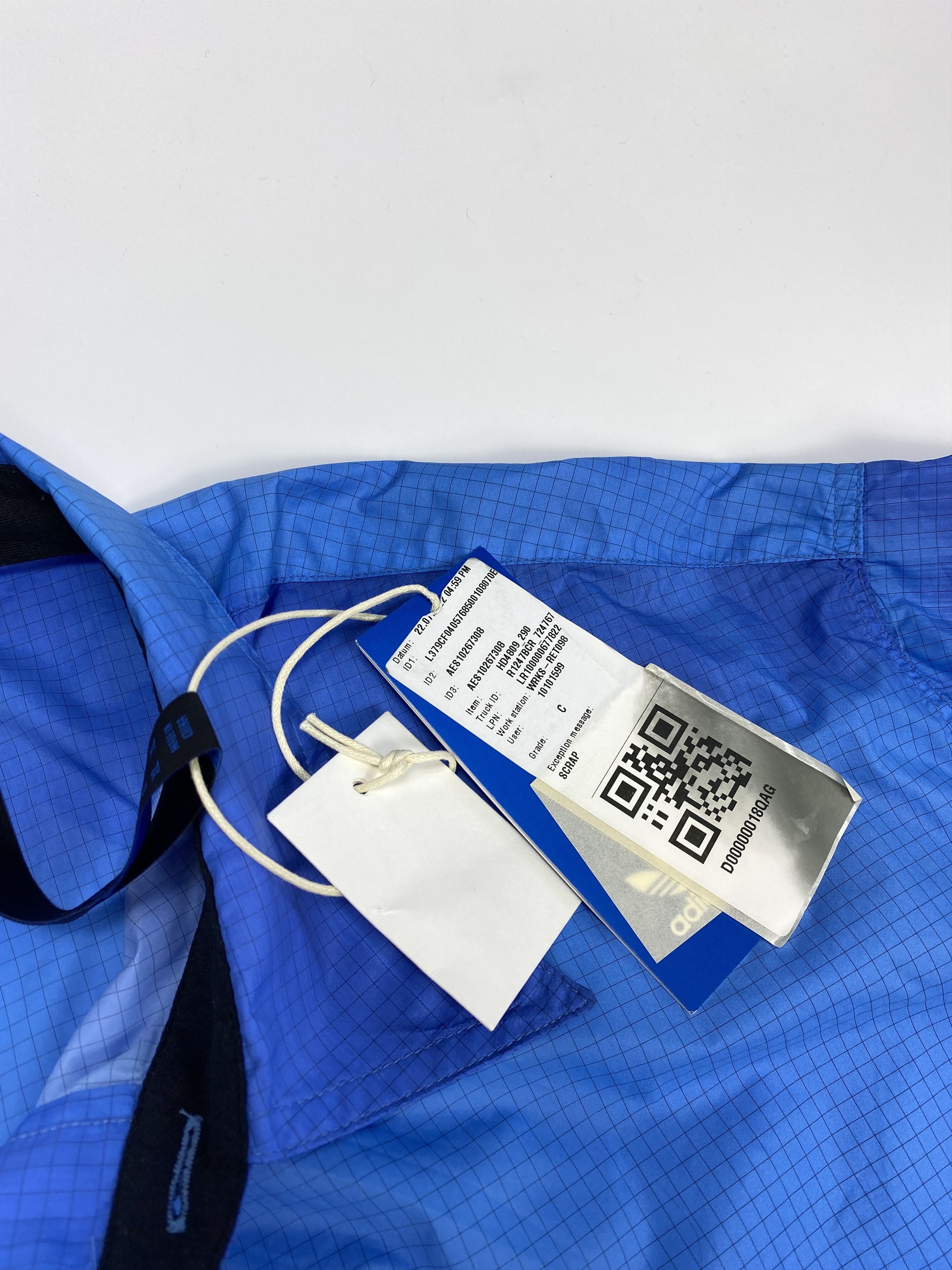 Adidas × Japanese Brand Adidas Blue Version SS22 Nylon Utility Gradient Shirt Size US XL / EU 56 / 4 - 5 Thumbnail