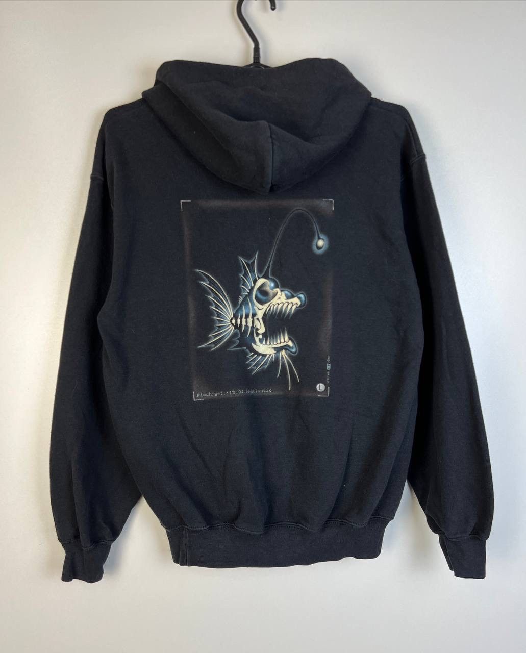 Vintage Fish 90s crazy vintage hoodie size s Size US S / EU 44-46 / 1 - 5 Thumbnail