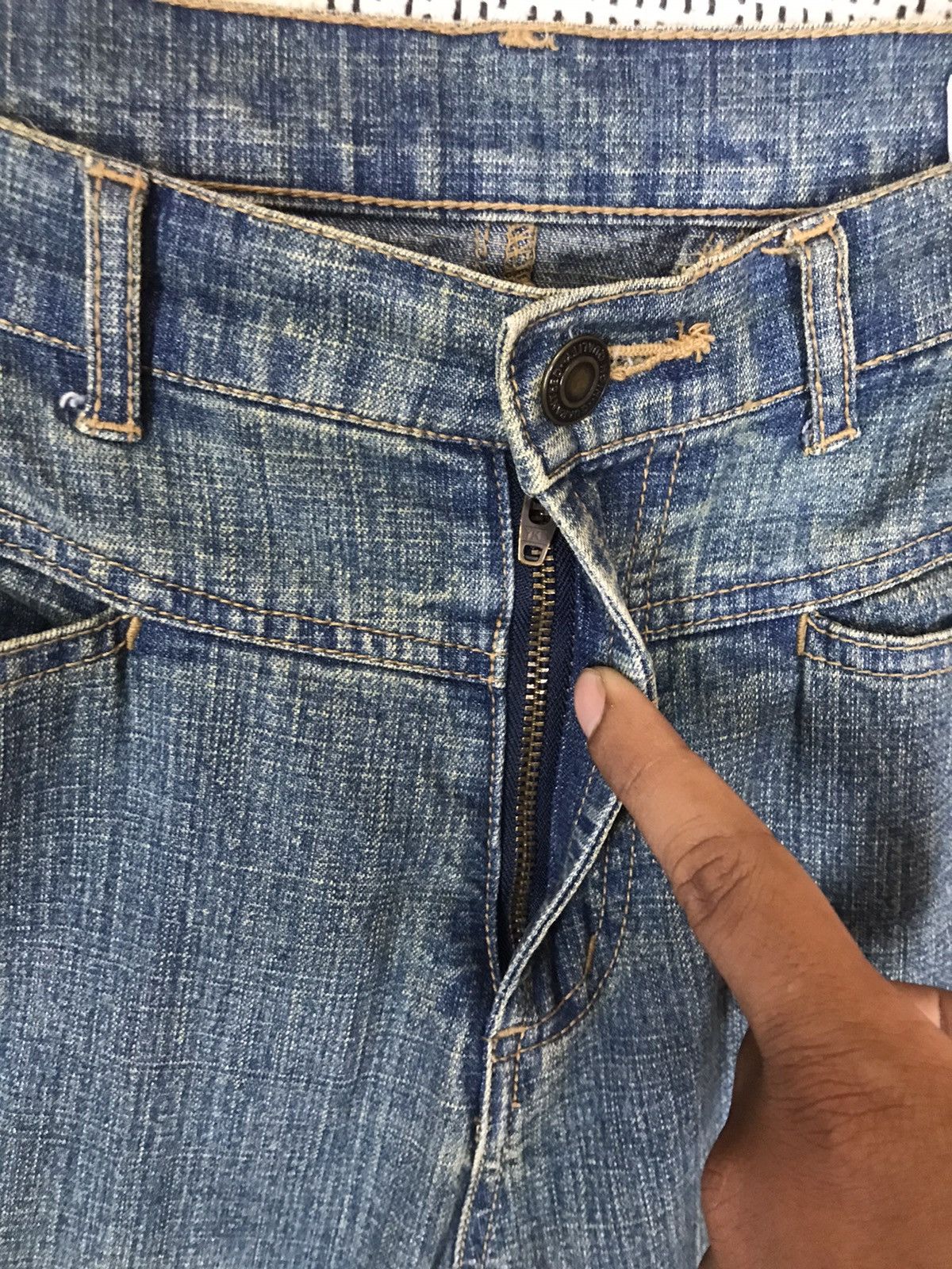 Japanese Brand × Vintage ‼️ROS MARINE BOOTCUT DENIM STYLE 90s‼️ Size US 30 / EU 46 - 4 Thumbnail