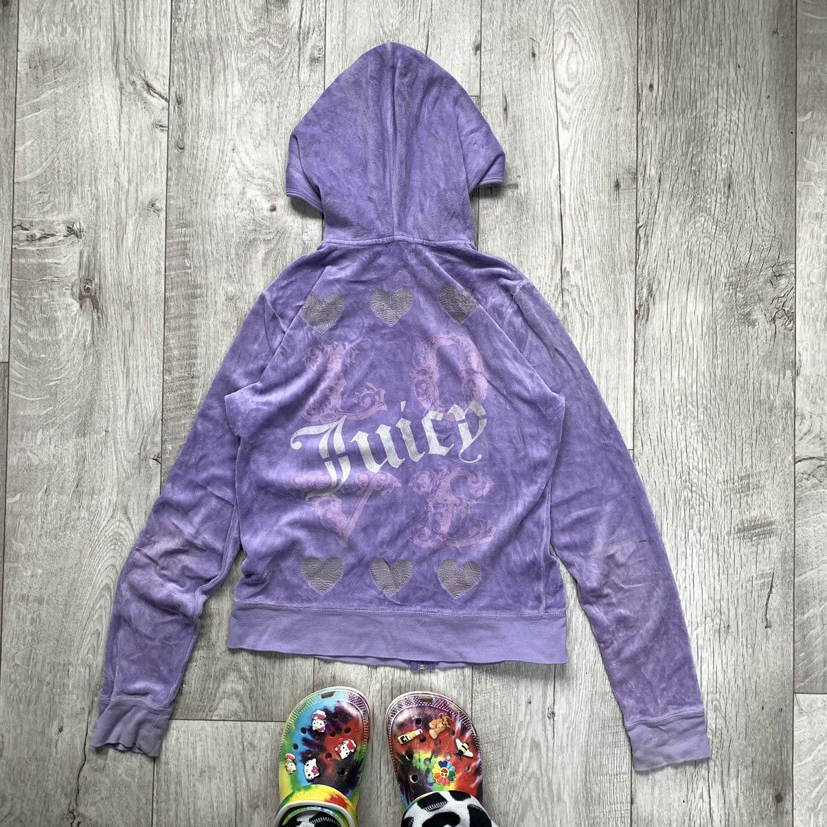 Y2K JUICY COUTURE Gray Hoodie (XS)
