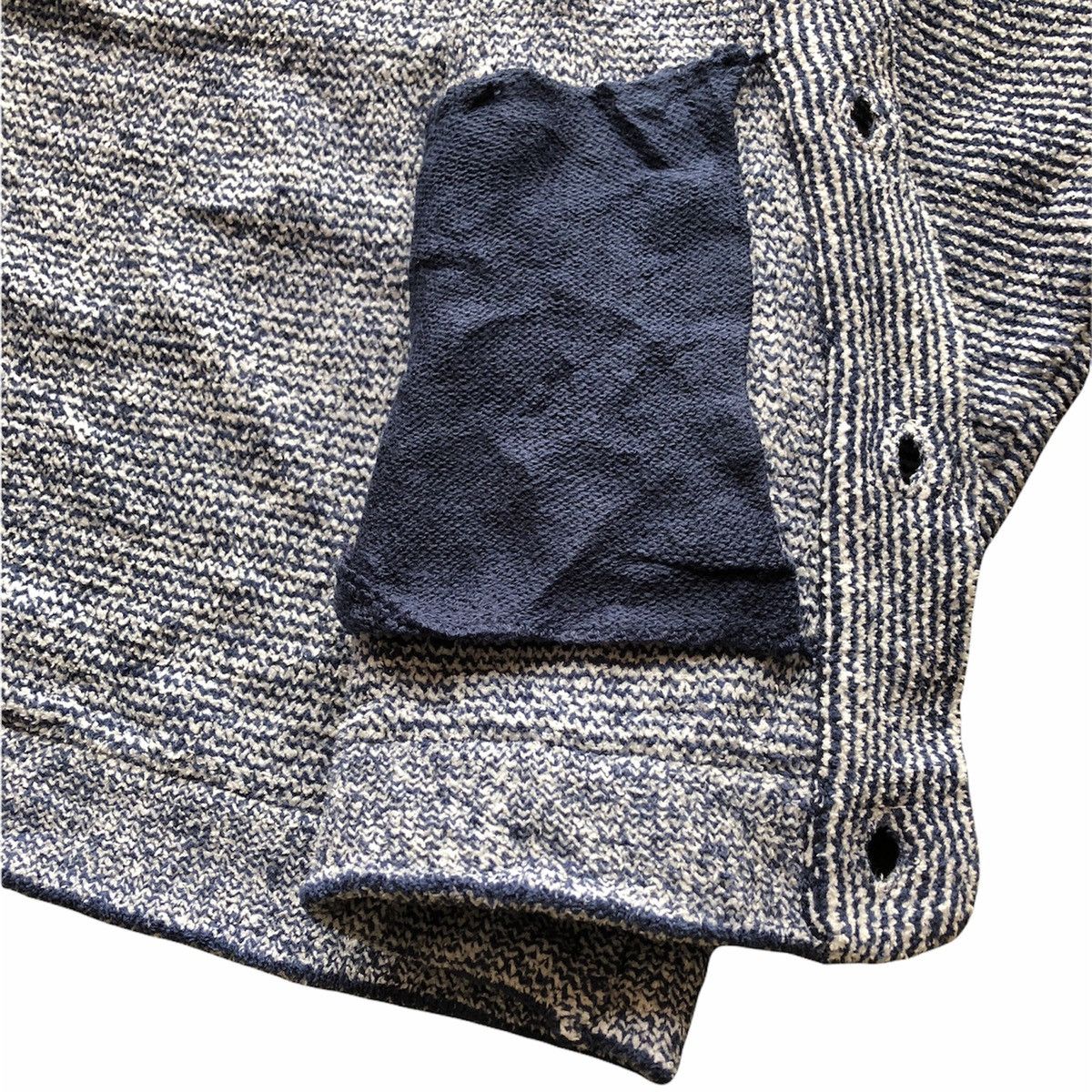 Wilkes Bashford Cardigan Shawl Collar Hickory Stripe by Wilkes Bashford Size US S / EU 44-46 / 1 - 12 Thumbnail