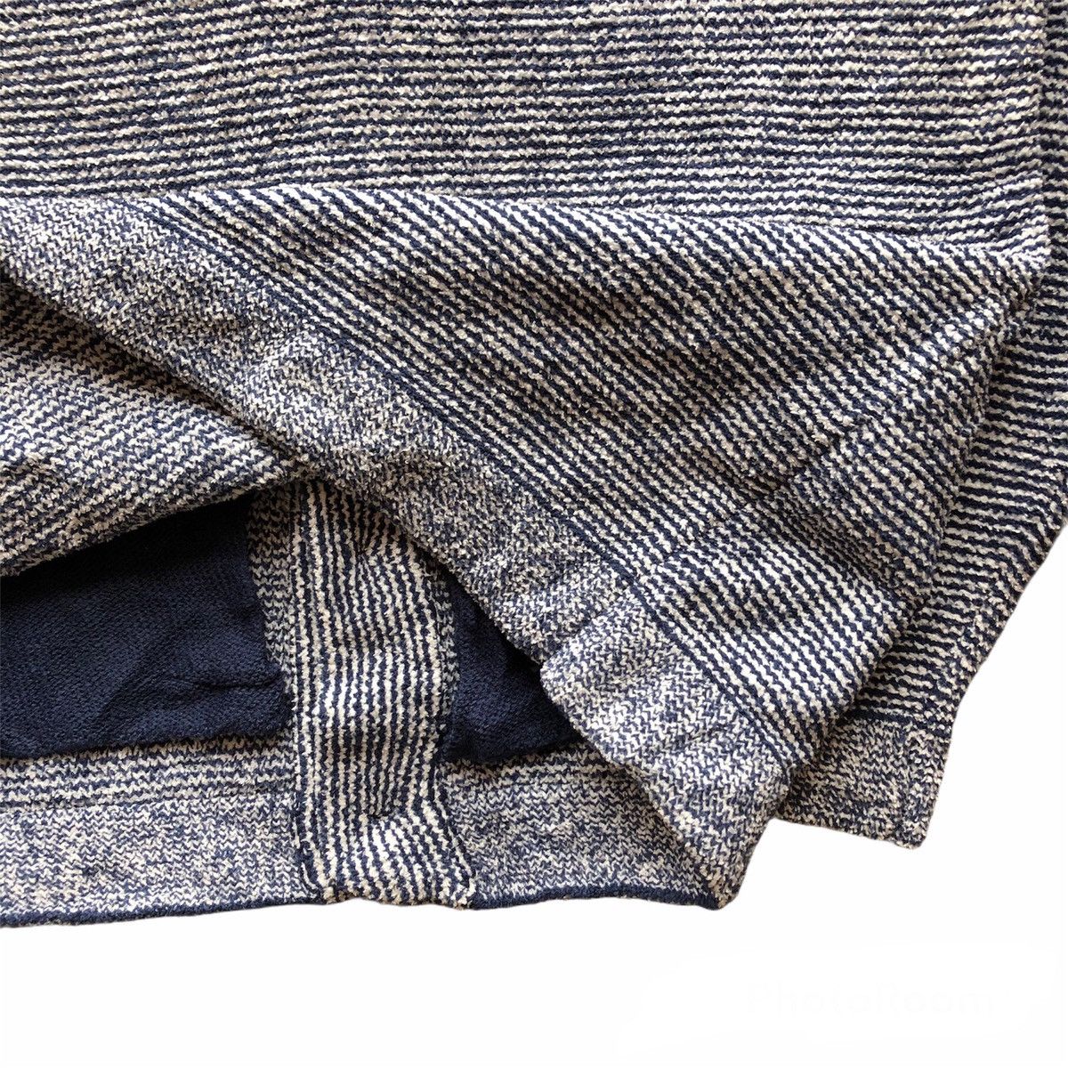 Wilkes Bashford Cardigan Shawl Collar Hickory Stripe by Wilkes Bashford Size US S / EU 44-46 / 1 - 10 Thumbnail