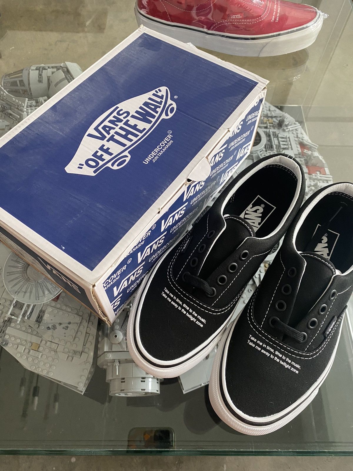 image of Vans OG Era Lx Jun Takahashi 5 36.5 Number Nine Shoes in Black, Men's