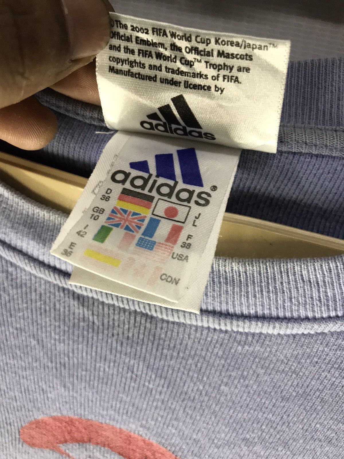 Adidas × Vintage Fifa korea/japan long sleeve by adidas croptop Size US S / EU 44-46 / 1 - 4 Thumbnail