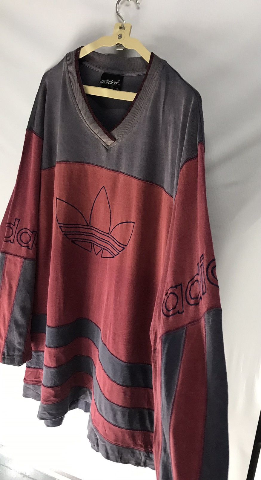 Vintage Vintage Adidas long sleeve distressed Size US XL / EU 56 / 4 - 8 Thumbnail