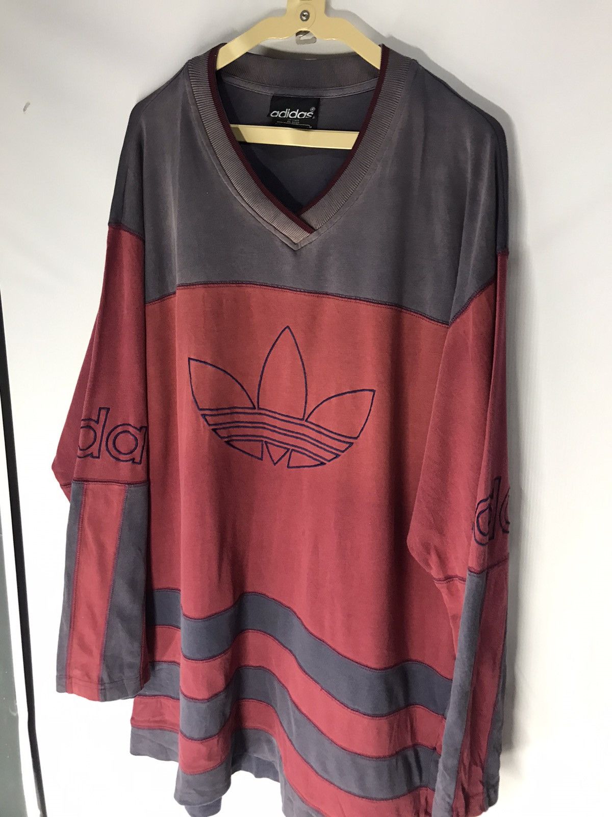Vintage Vintage Adidas long sleeve distressed Size US XL / EU 56 / 4 - 7 Thumbnail