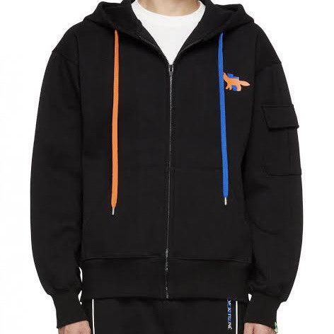 Maison Kitsune SS19 Ader Error x Maison Kitsune Zip Hoodie | Grailed