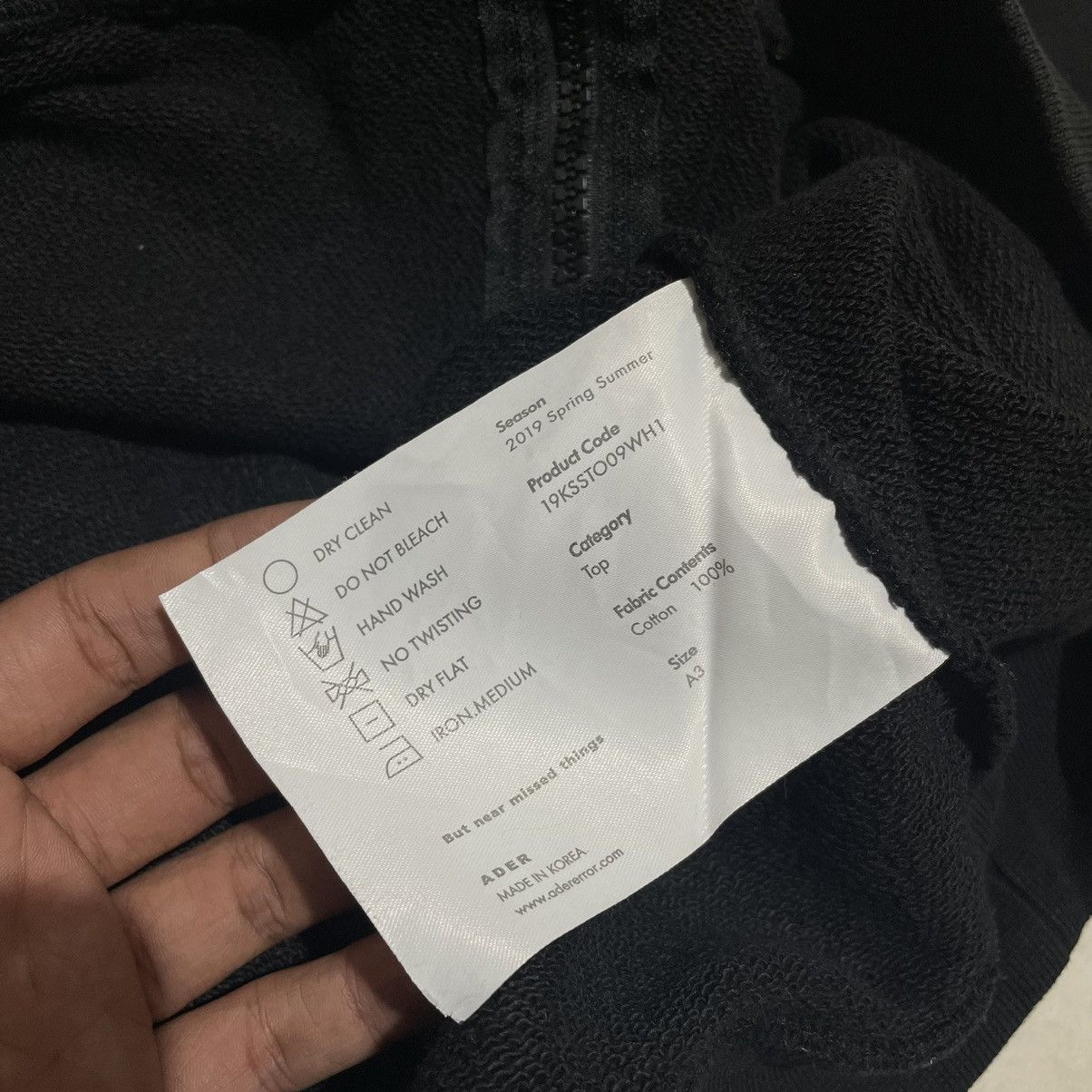Ader Error × Maison Kitsune SS19 Ader Error x Maison Kitsune Zip Hoodie Size US L / EU 52-54 / 3 - 7 Thumbnail
