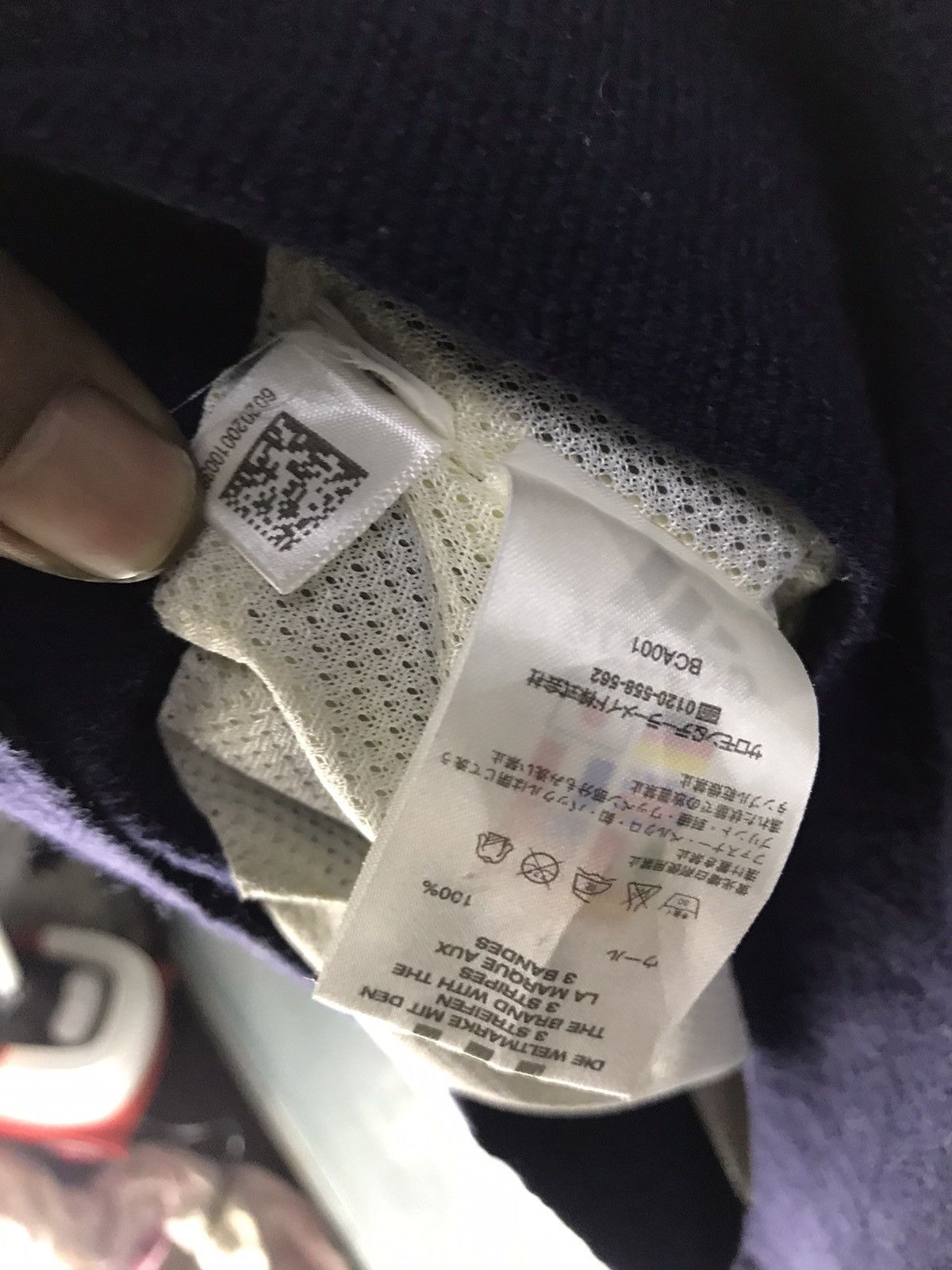 Adidas Adidas wool sweatshirt small logo Size US L / EU 52-54 / 3 - 6 Thumbnail