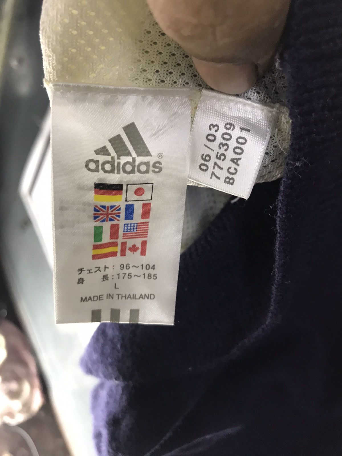 Adidas Adidas wool sweatshirt small logo Size US L / EU 52-54 / 3 - 5 Thumbnail