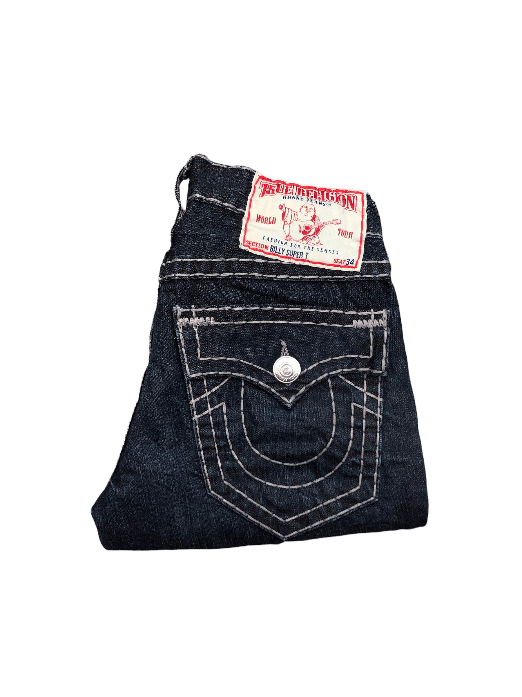 True Religion × Vintage Vintage True Religion Jeans Size 30 BILLY SUPER T Blue Size US 30 / EU 46 - 6 Thumbnail