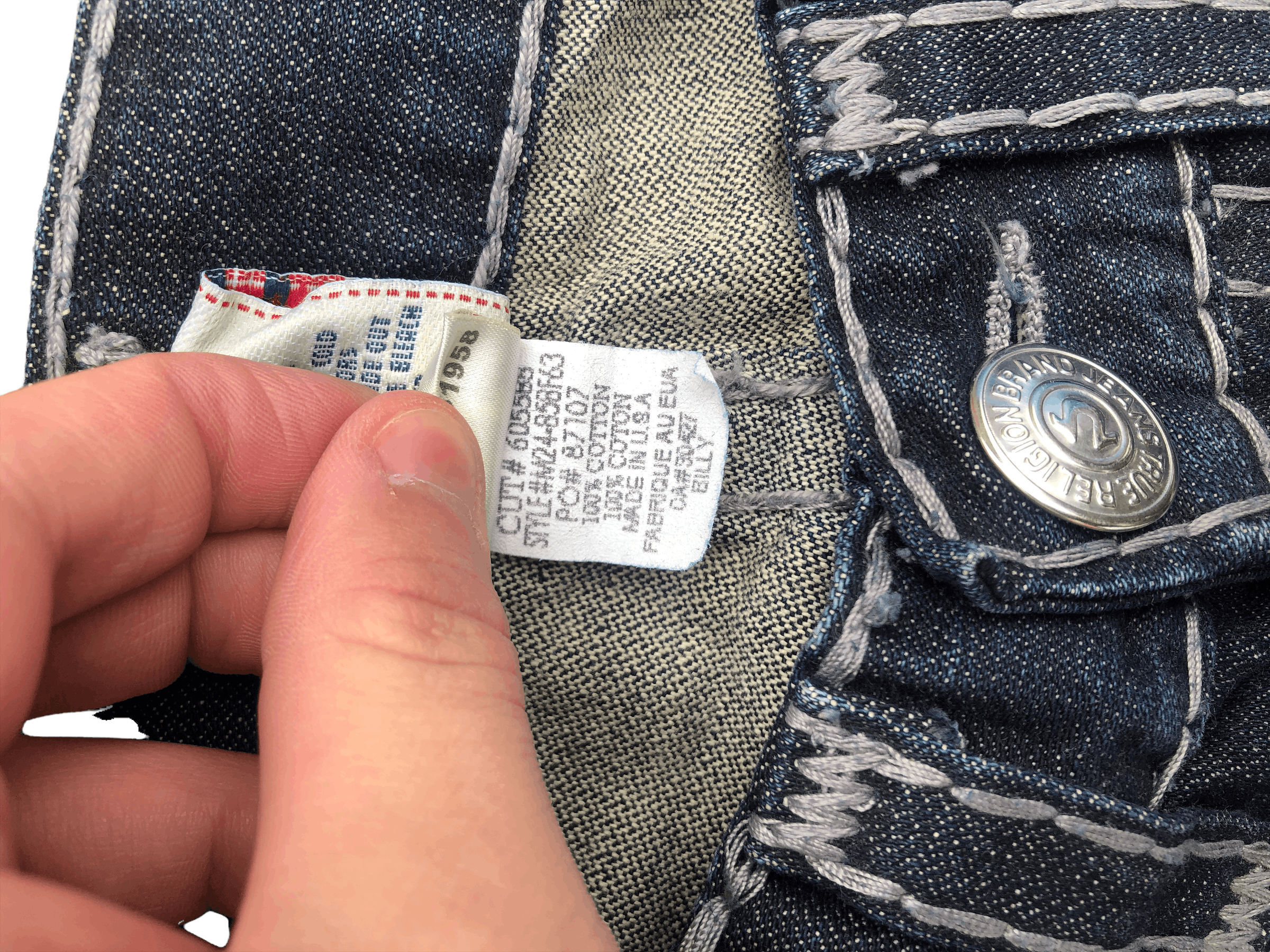 True Religion × Vintage Vintage True Religion Jeans Size 30 BILLY SUPER T Blue Size US 30 / EU 46 - 5 Thumbnail