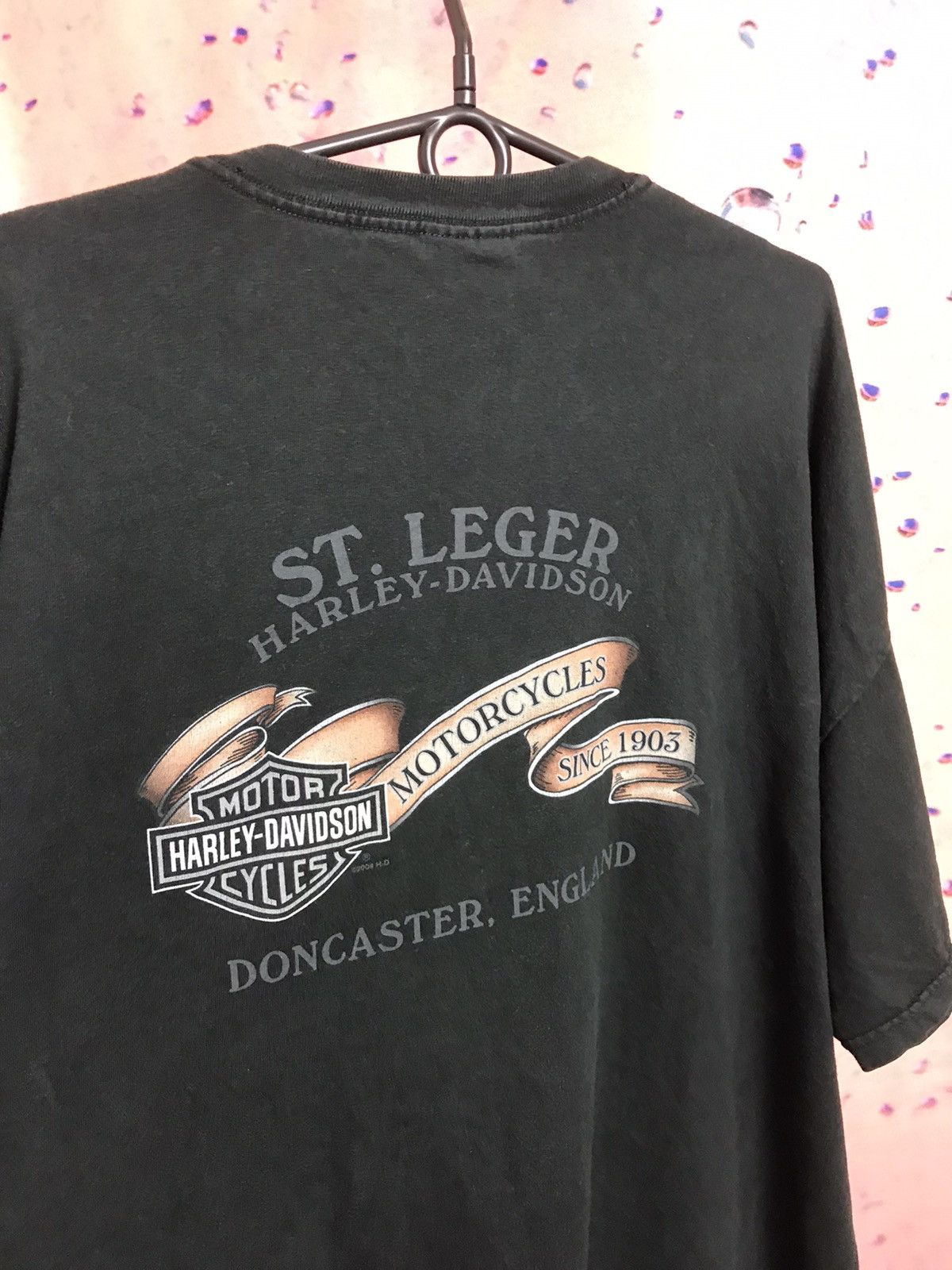 Vintage Vintage Harley Davidson England rare tee Size US XXL / EU 58 / 5 - 6 Thumbnail