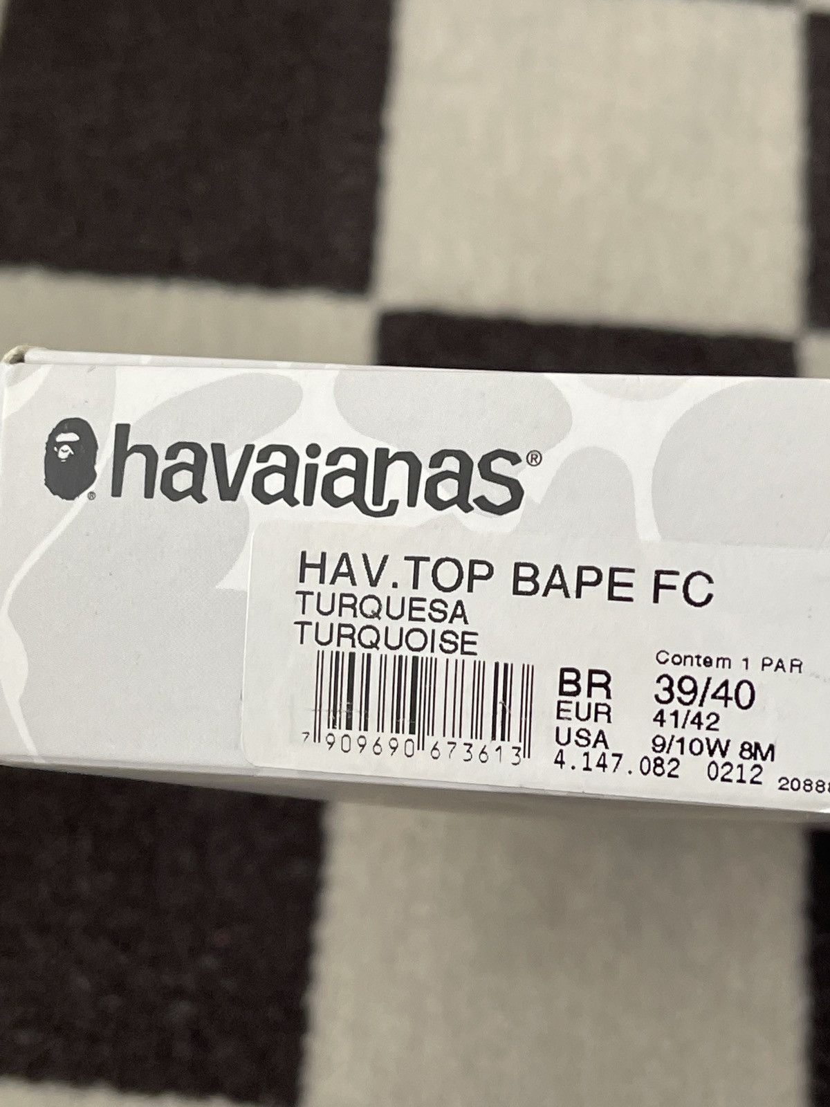 Bape Bape x Havaianas Sandals Size US 8 / EU 41 - 3 Thumbnail