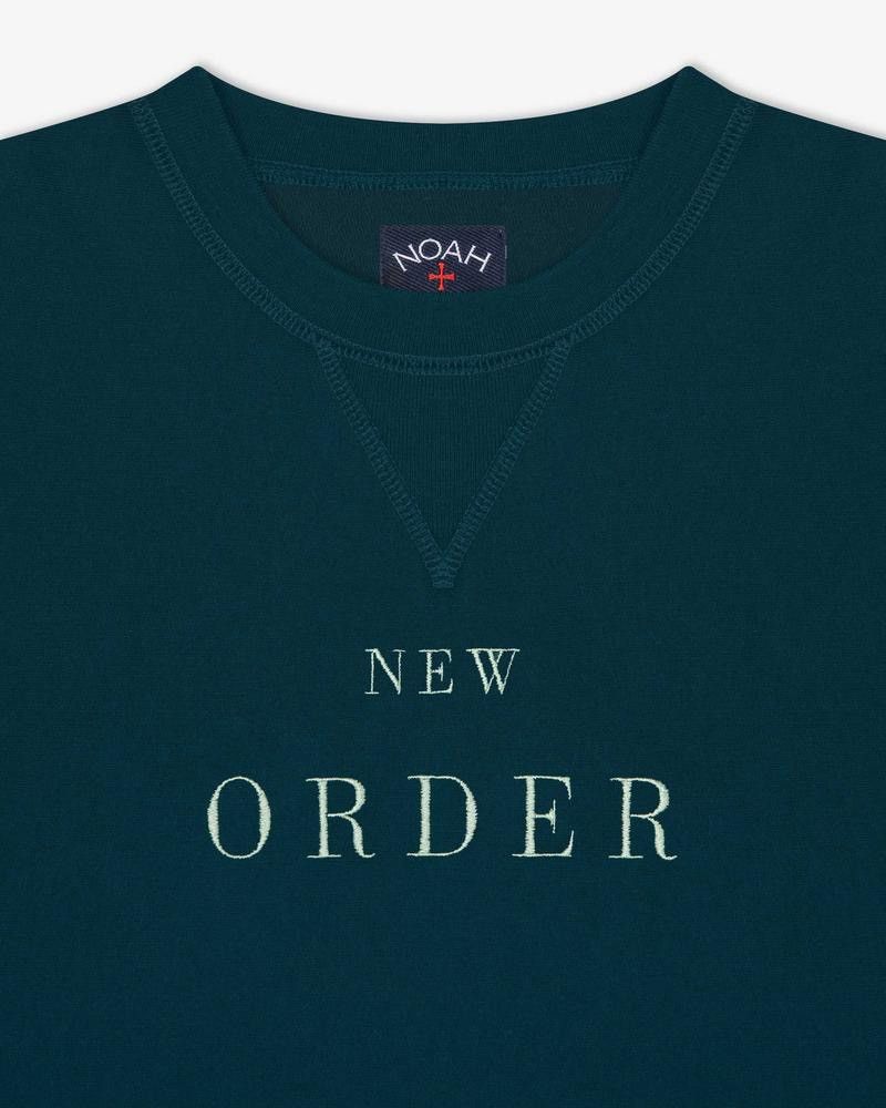 Noah New Order embroidered crewneck sweatshirt Size US L / EU 52-54 / 3 - 3 Thumbnail