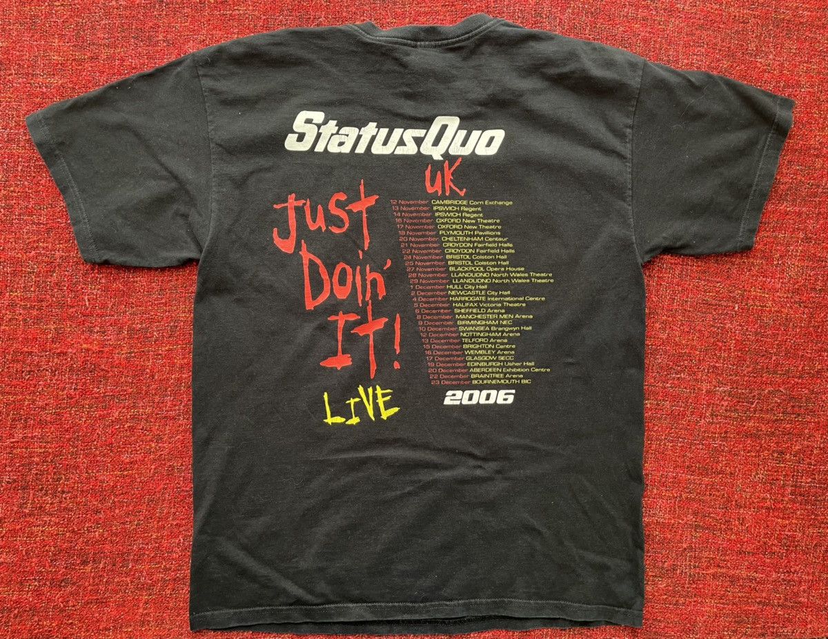 Band Tees × Vintage Status Quo vintage tour 2006 t-shirt Y2K official Size US L / EU 52-54 / 3 - 1 Thumbnail