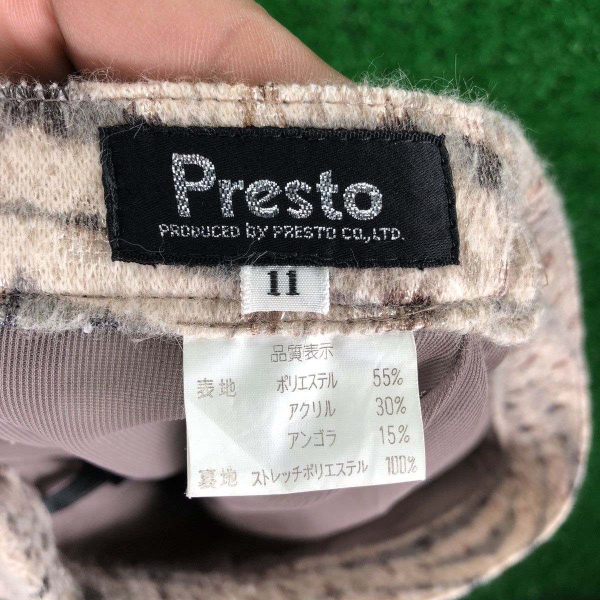 Japanese Brand Vintage 90's Midi Skirt Faux Fur Leopard Tiger by Presto Size 25" / US 0 / IT 36 - 10 Thumbnail