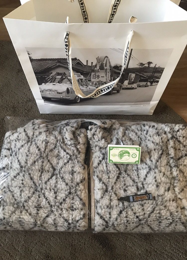 Kapital × Kapital Kountry KAPITAL Dogi Sashiko Boa Fleece Reversible Size US M / EU 48-50 / 2 - 10 Thumbnail