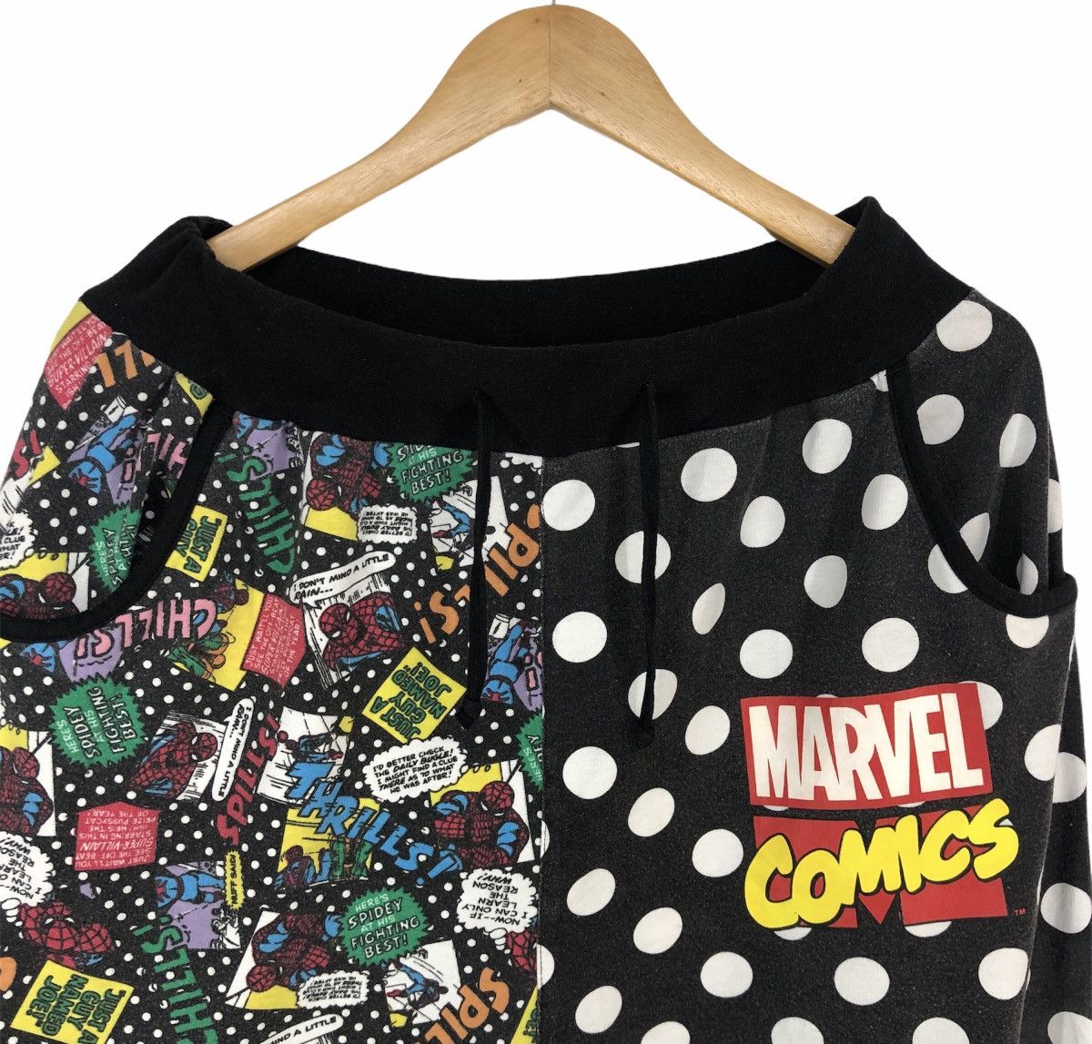 Japanese Brand × Marvel Comics Marvel Comics Spiderman Sweatpants Size 27 Fit To 32 Size US 27 - 3 Thumbnail
