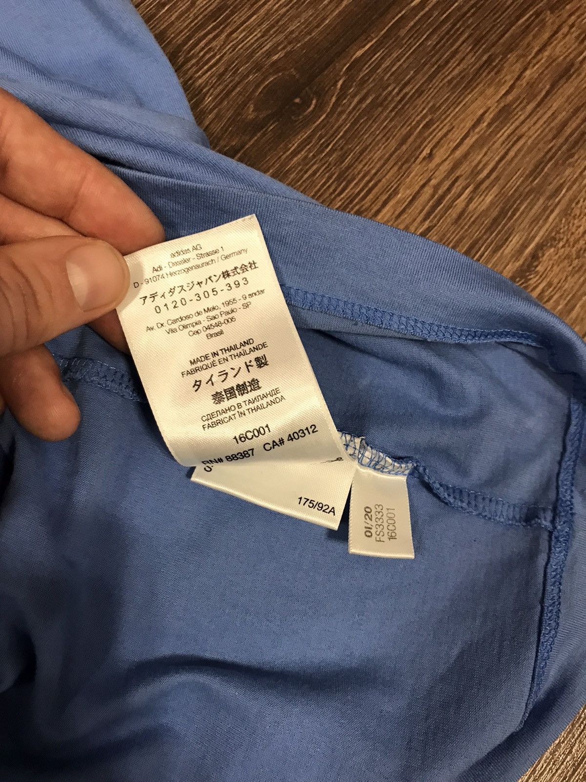 Y-3 × Yohji Yamamoto Y-3 Adidas blue t shirt Size US S / EU 44-46 / 1 - 9 Thumbnail