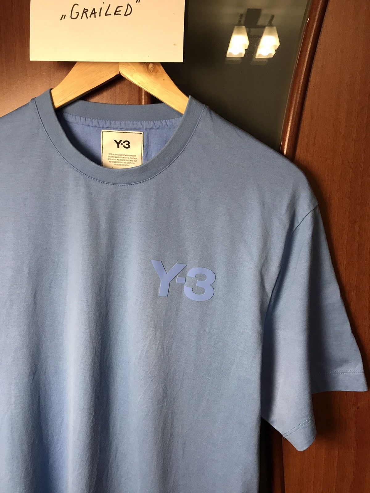 Y-3 × Yohji Yamamoto Y-3 Adidas blue t shirt Size US S / EU 44-46 / 1 - 2 Thumbnail