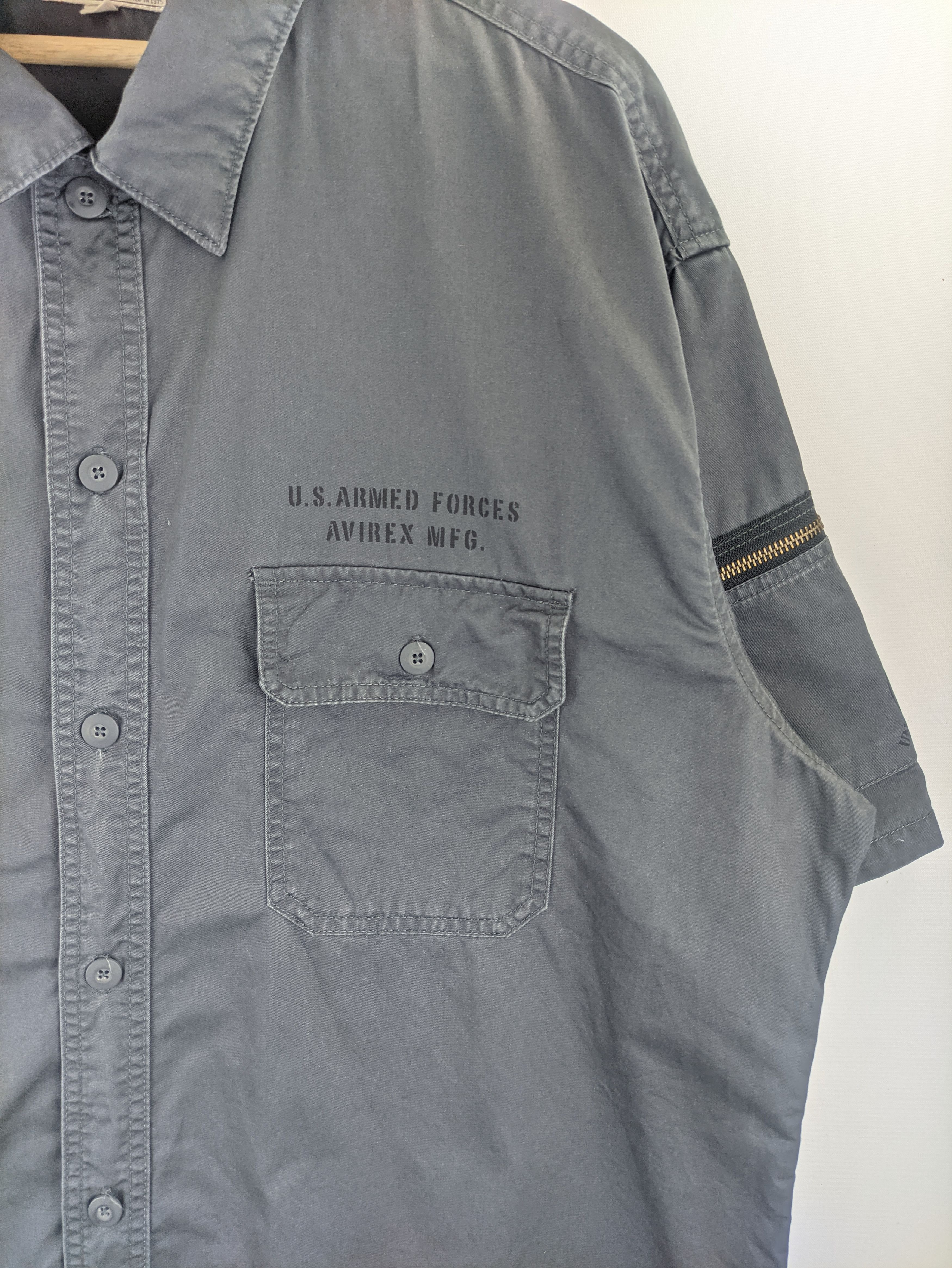 Avirex Steals🔥Vintage Avirex Shirt Button Up Oversized Size US XXL / EU 58 / 5 - 5 Thumbnail