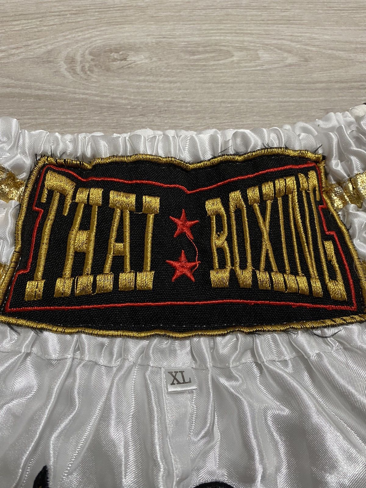 Japanese Brand Vintage Muai Thai Boxing shorts sz 36-38” Size US 38 / EU 54 - 3 Thumbnail