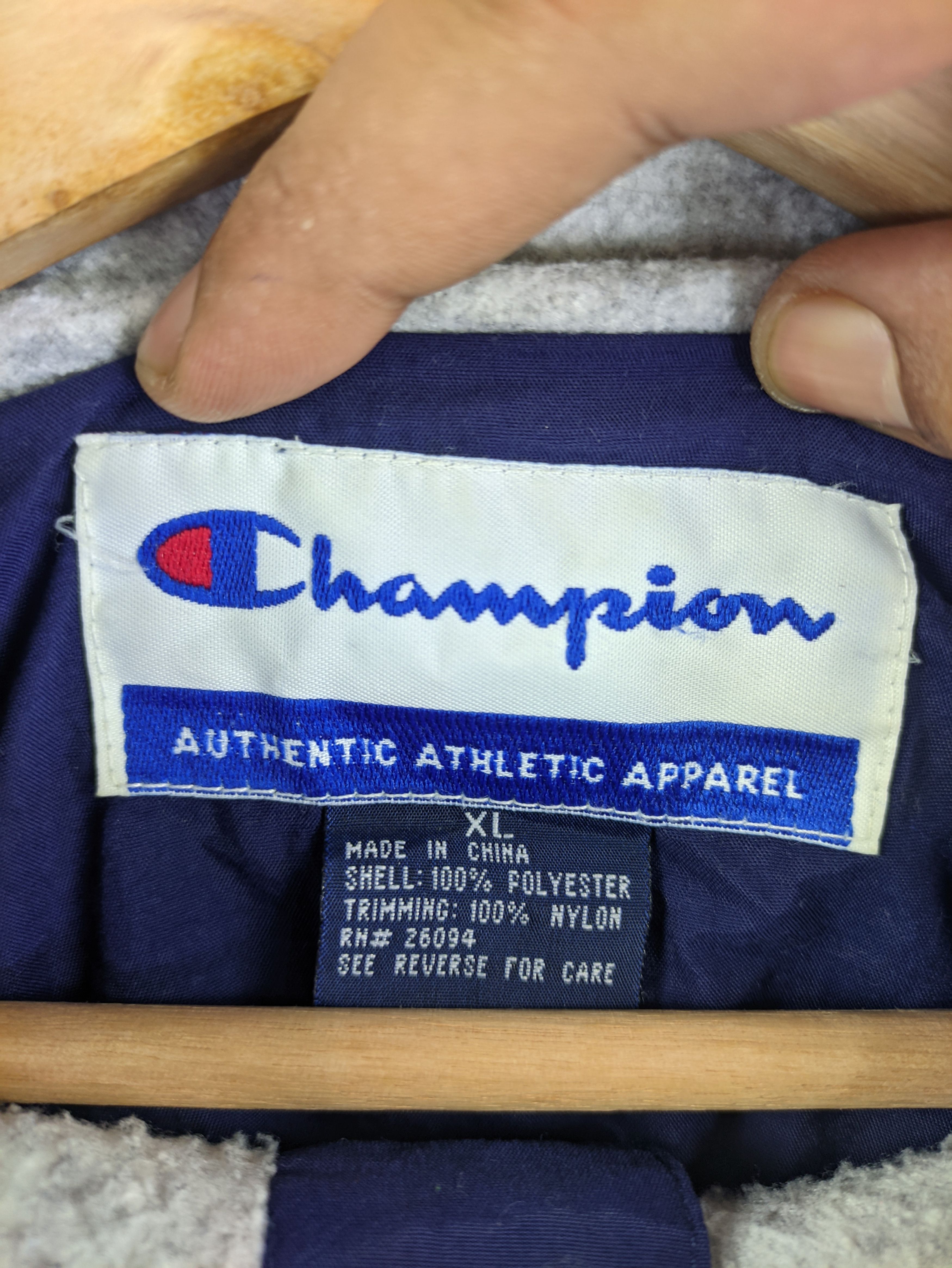 Champion Steals🔥Vintage Champion Fleece T-Snap Button Size US XL / EU 56 / 4 - 3 Thumbnail