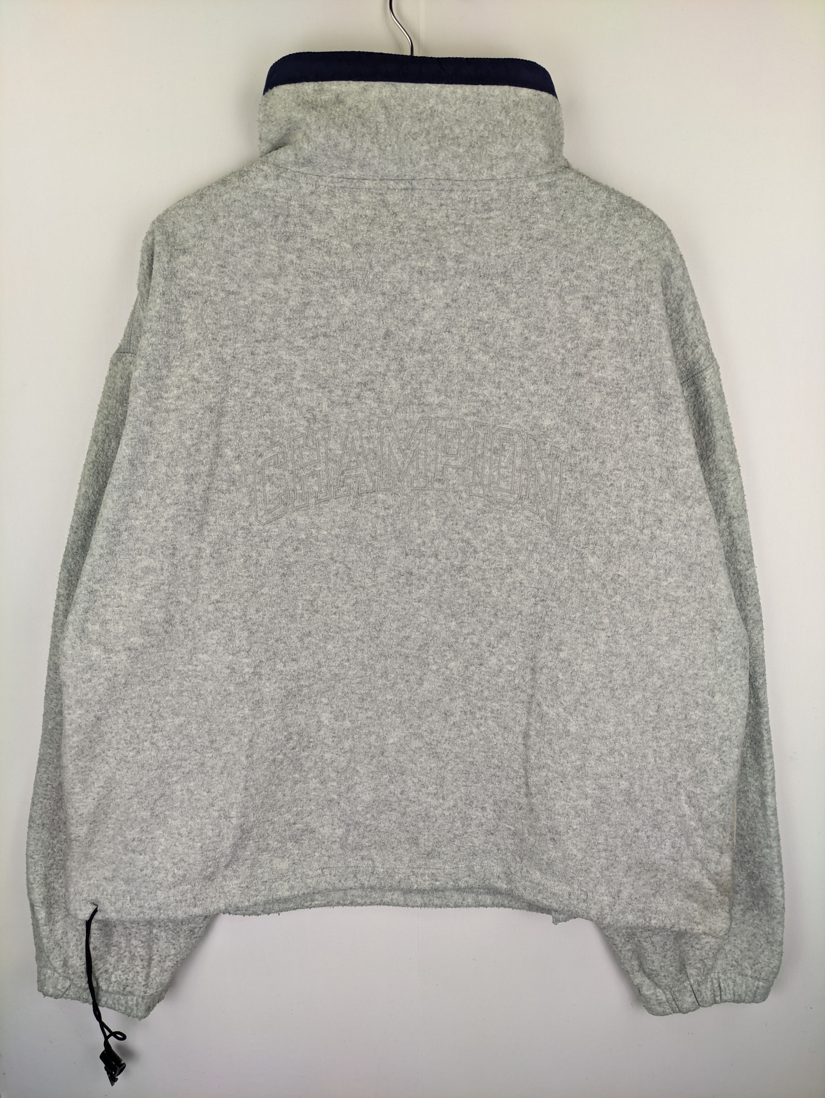 Champion Steals🔥Vintage Champion Fleece T-Snap Button Size US XL / EU 56 / 4 - 2 Thumbnail