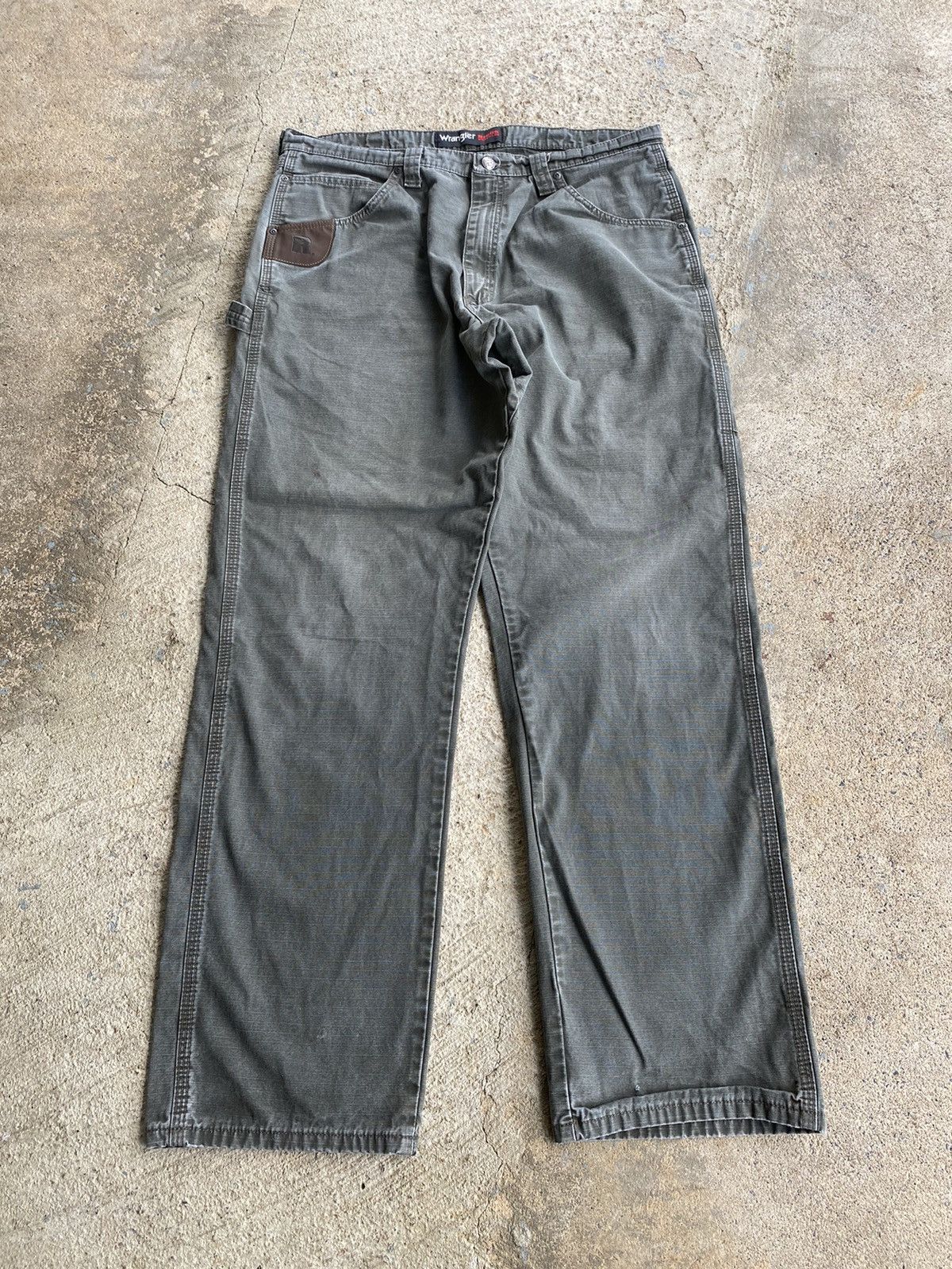 Vintage × Wrangler Vintage Y2K Wrangler Riggs Work Wear Pants Size US 36 / EU 52 - 3 Thumbnail