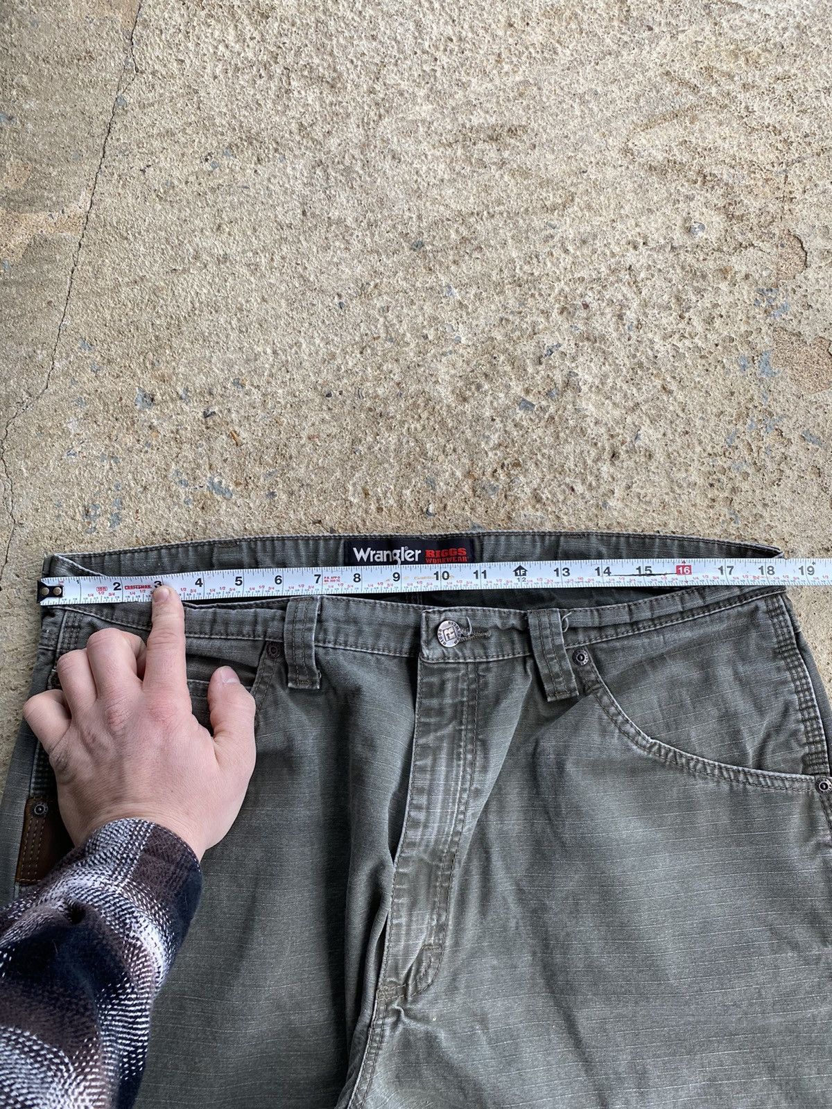 Vintage × Wrangler Vintage Y2K Wrangler Riggs Work Wear Pants Size US 36 / EU 52 - 12 Thumbnail