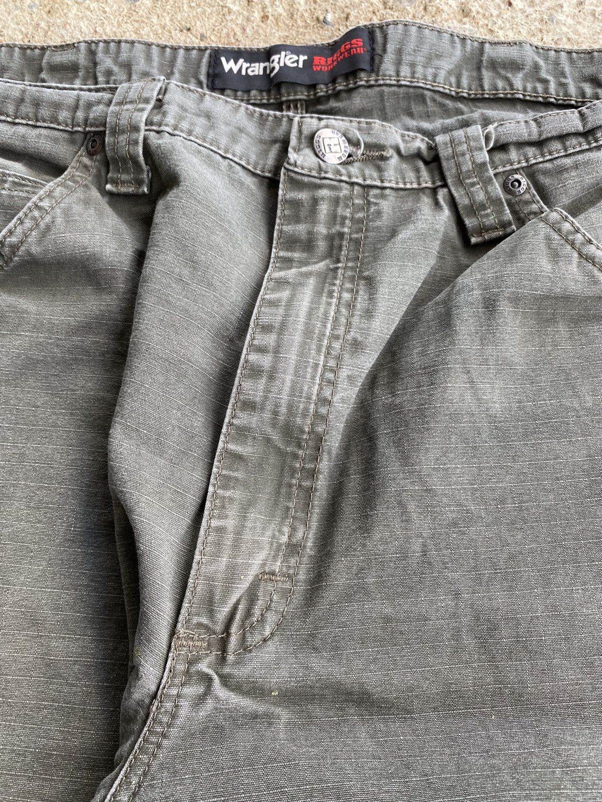 Vintage × Wrangler Vintage Y2K Wrangler Riggs Work Wear Pants Size US 36 / EU 52 - 8 Thumbnail
