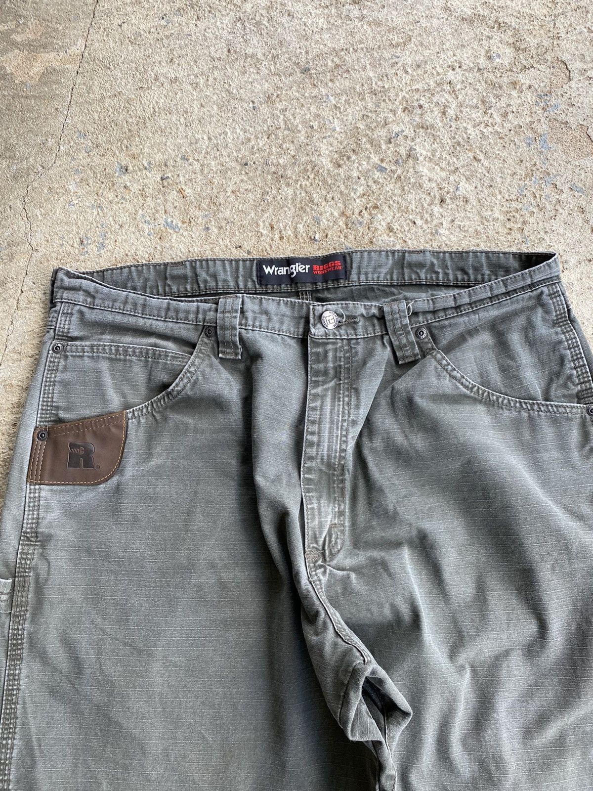 Vintage × Wrangler Vintage Y2K Wrangler Riggs Work Wear Pants Size US 36 / EU 52 - 4 Thumbnail
