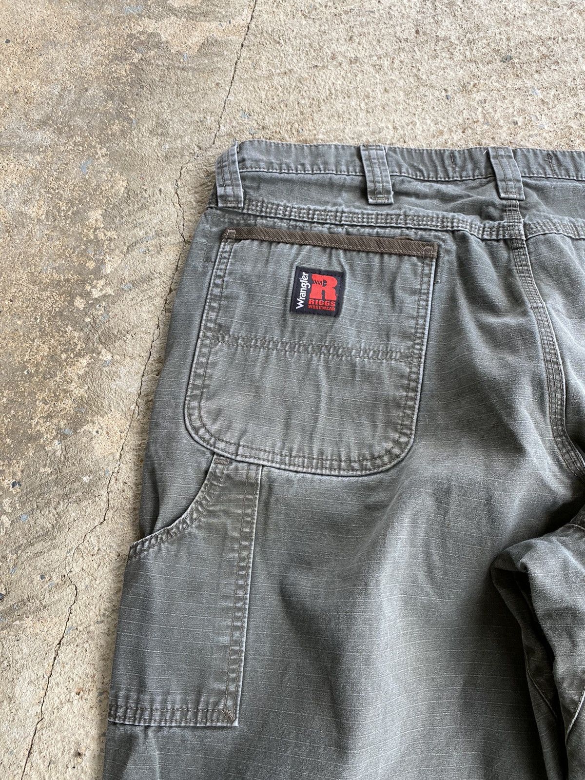 Vintage × Wrangler Vintage Y2K Wrangler Riggs Work Wear Pants Size US 36 / EU 52 - 2 Thumbnail