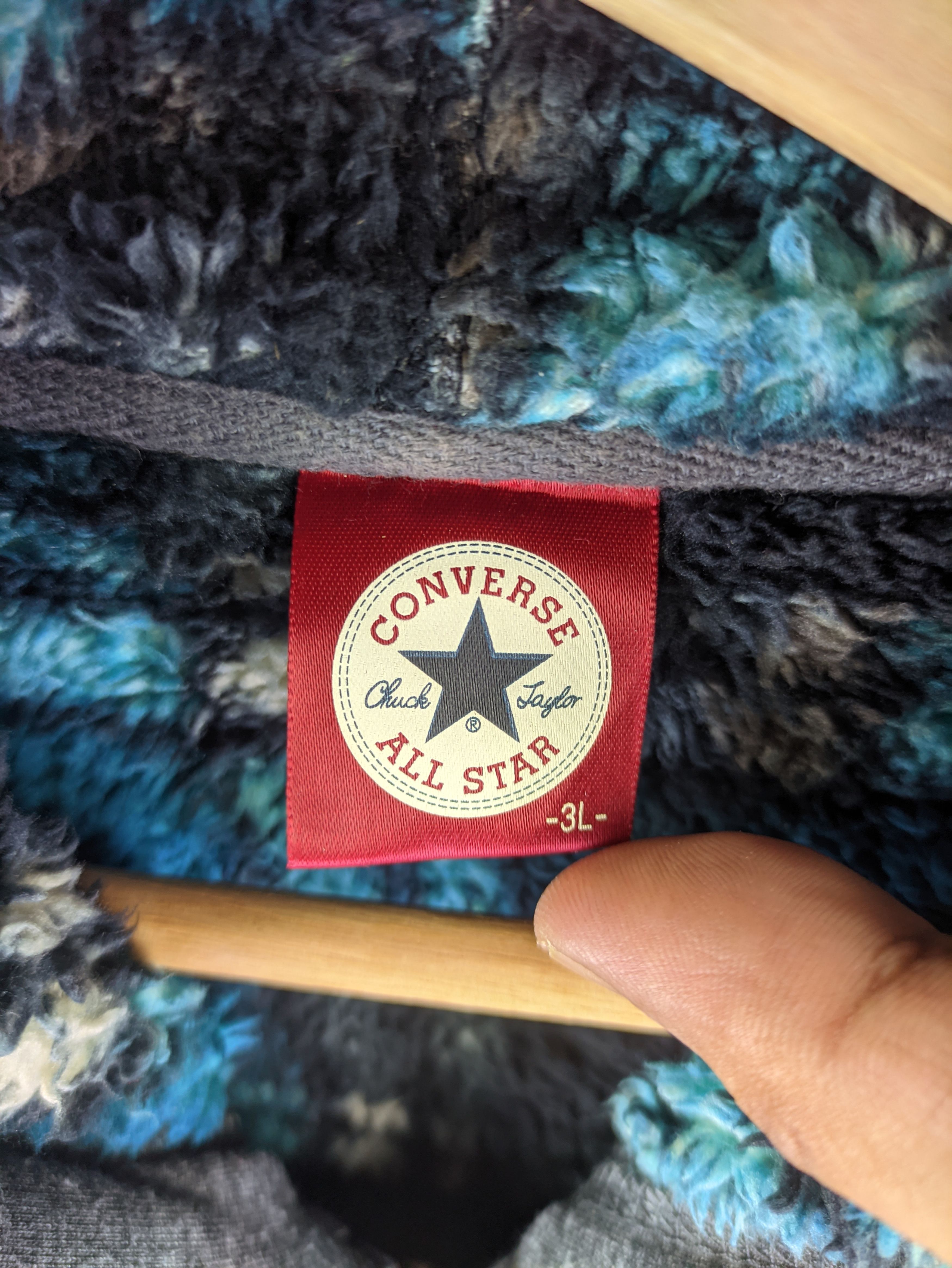 Converse Steals🔥Converse Hoodie Sherpa Inner Zipper Up Size US XXL / EU 58 / 5 - 3 Thumbnail