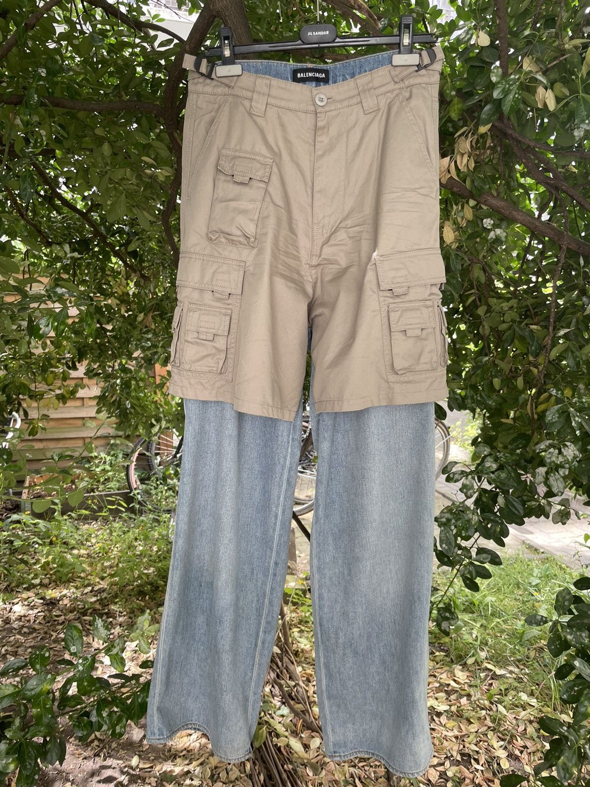 Balenciaga NWT Balenciaga FW21 “Afterworld” Hybrid Cargo Pants 