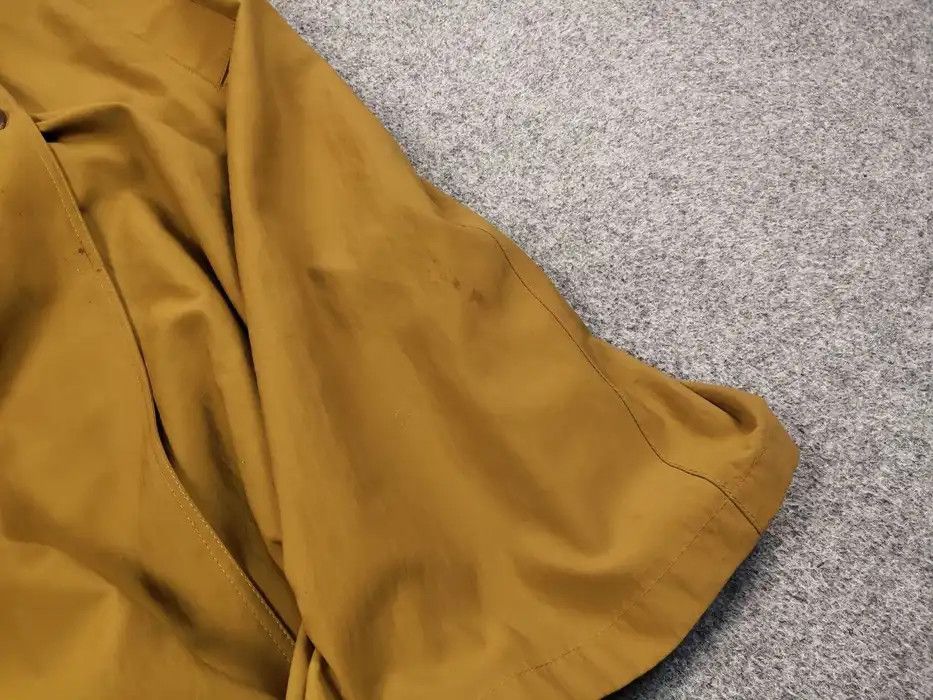 Christian Dior Monsieur Vintage 90's Christian Dior Yellow Gold Trench Coat Jacket Size M / US 6-8 / IT 42-44 - 10 Thumbnail