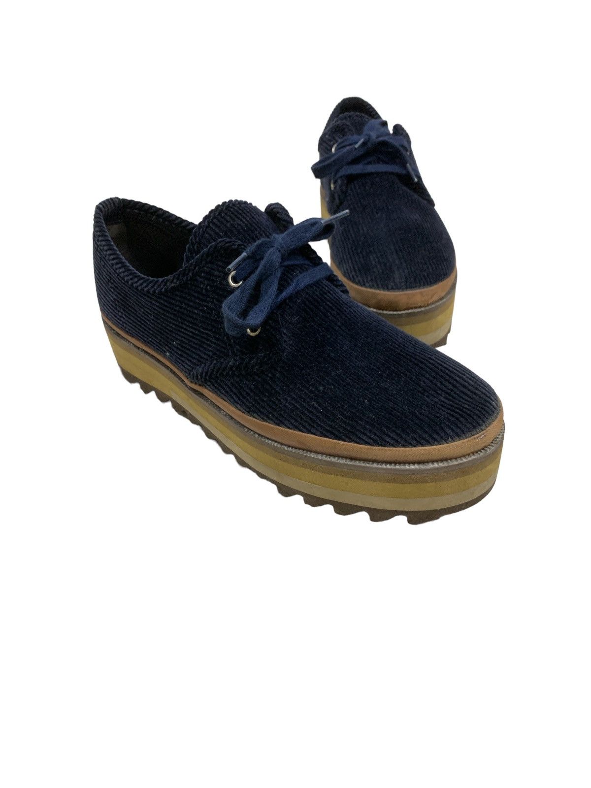 Comme des Garcons × Comme des Garcons Homme Plus × Vintage VTG FW 1994 COMME DES GARCONS HOMME PLUS CORDUROY SHOES Size US 7 / EU 40 - 5 Thumbnail